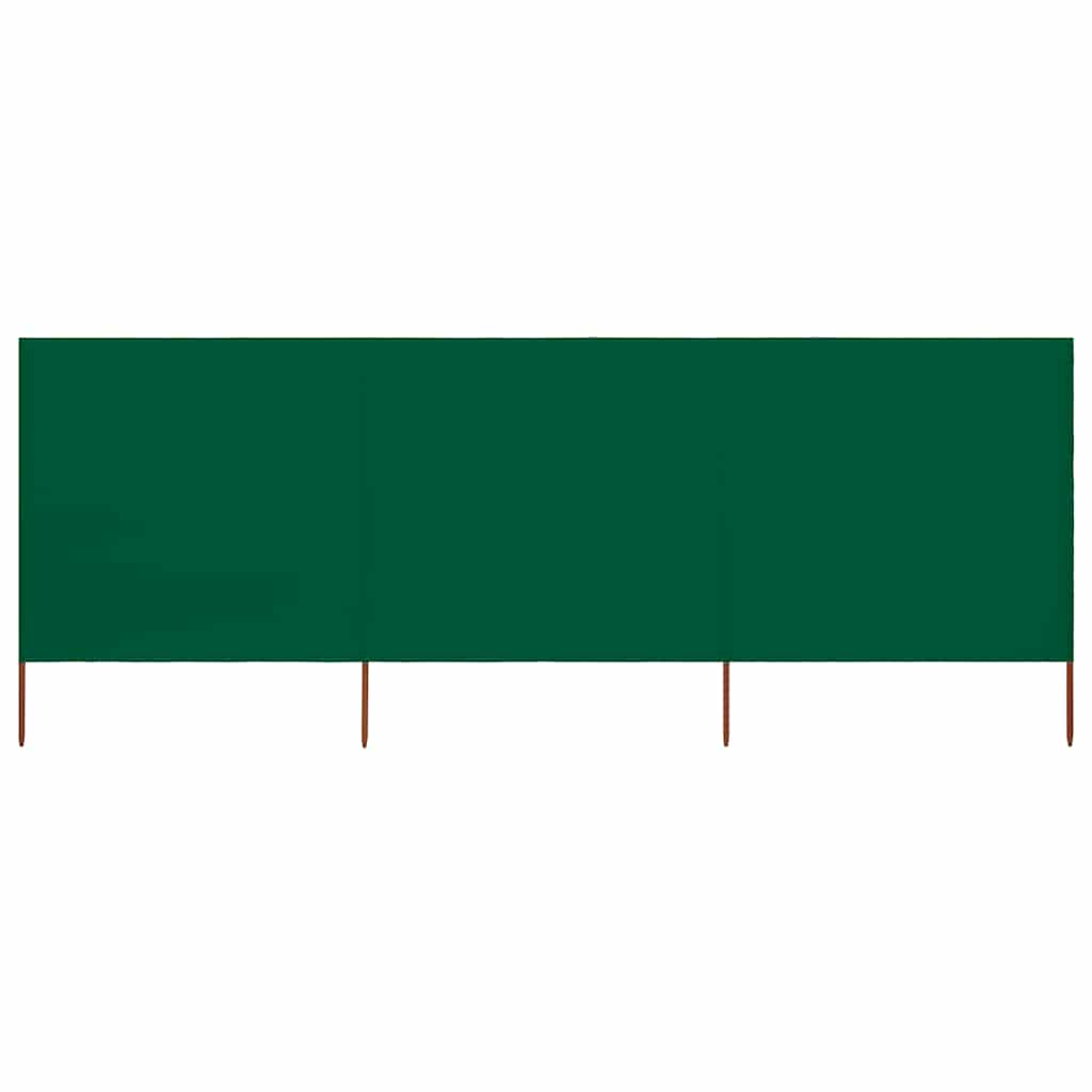 vidaXL 3-teiliges Windschutzgewebe 400 x 120 cm Weiß