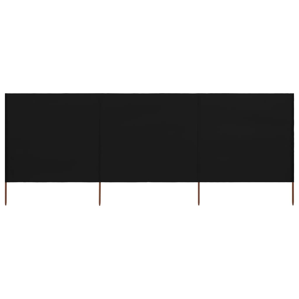 vidaXL 3-teiliges Windschutzgewebe 400 x 120 cm Weiß