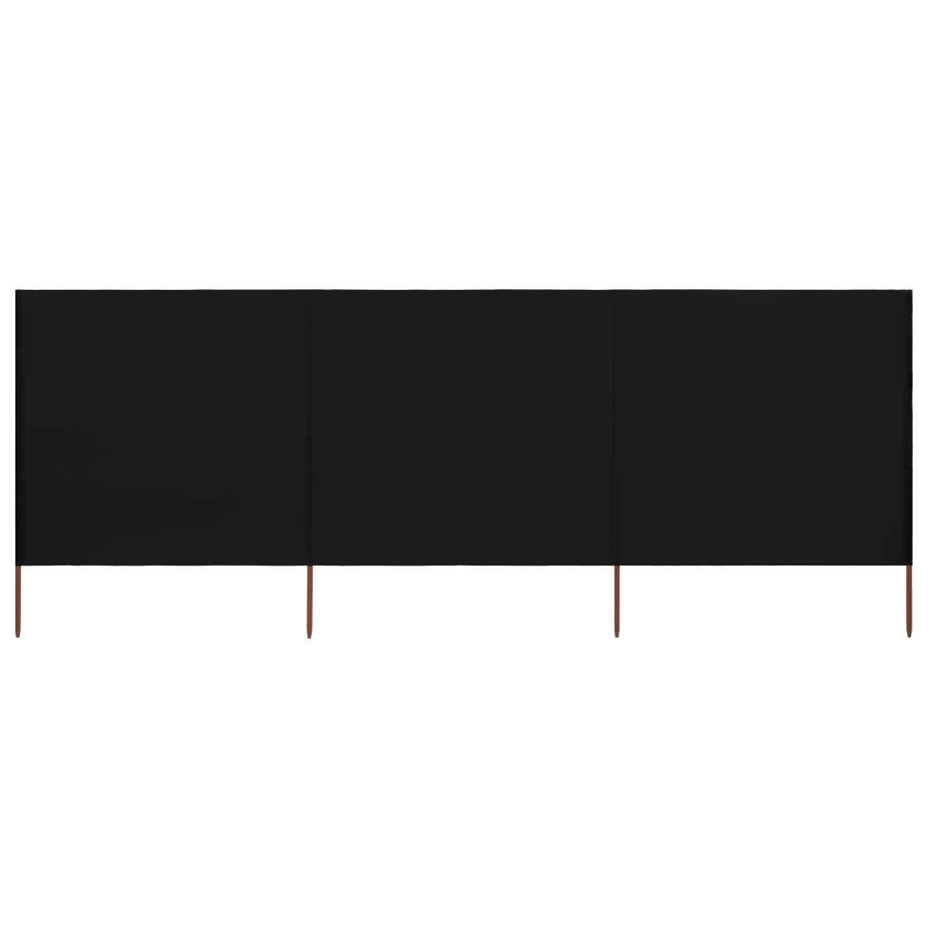 vidaXL 3-teiliges Windschutzgewebe 400 x 120 cm Weiß