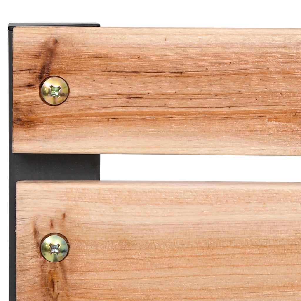 vidaXL Gartenstühle 2 Stk. Holz