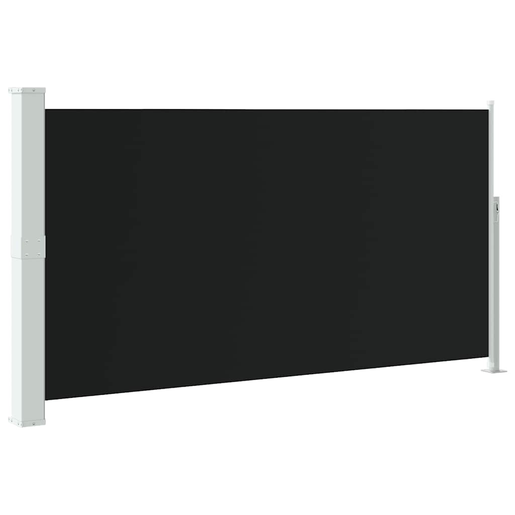 vidaXL Ausziehbare Seitenmarkise 170×300 cm Schwarz