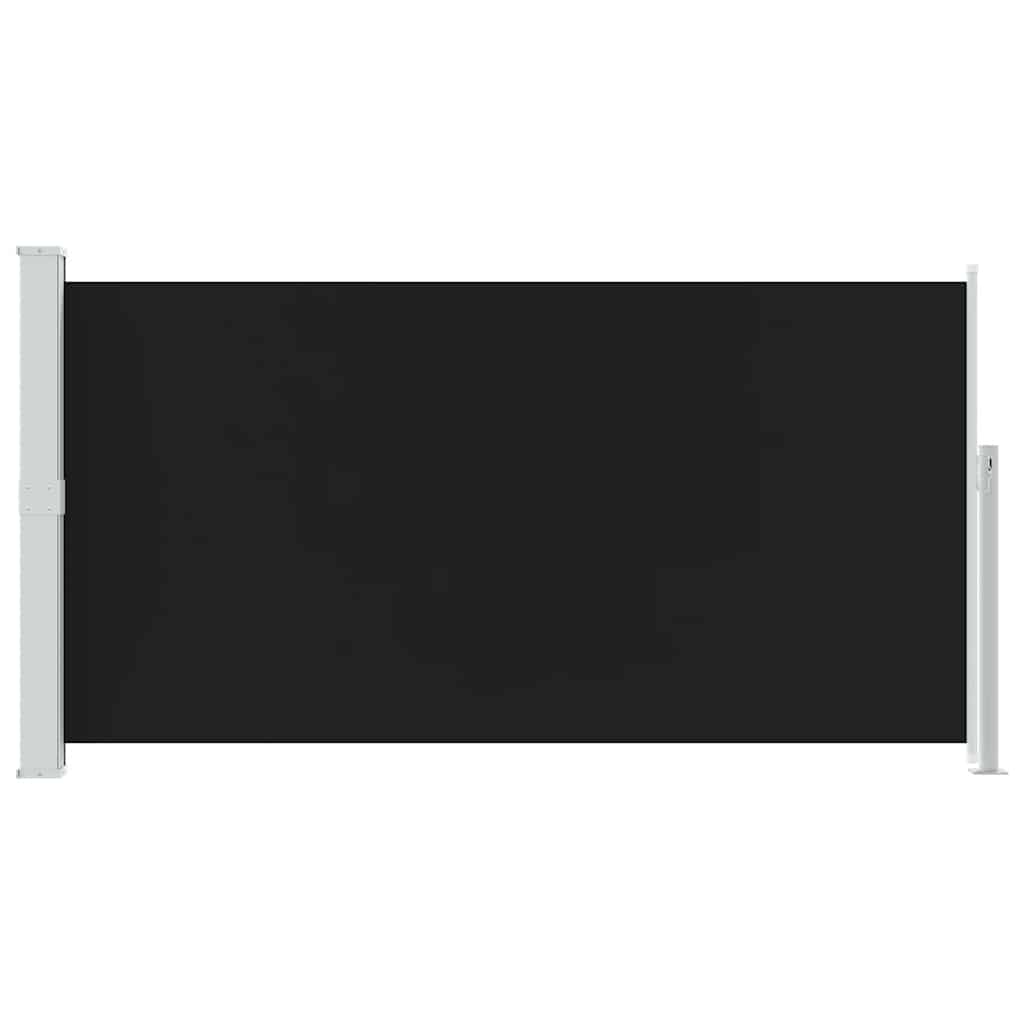 vidaXL Ausziehbare Seitenmarkise 170×300 cm Schwarz