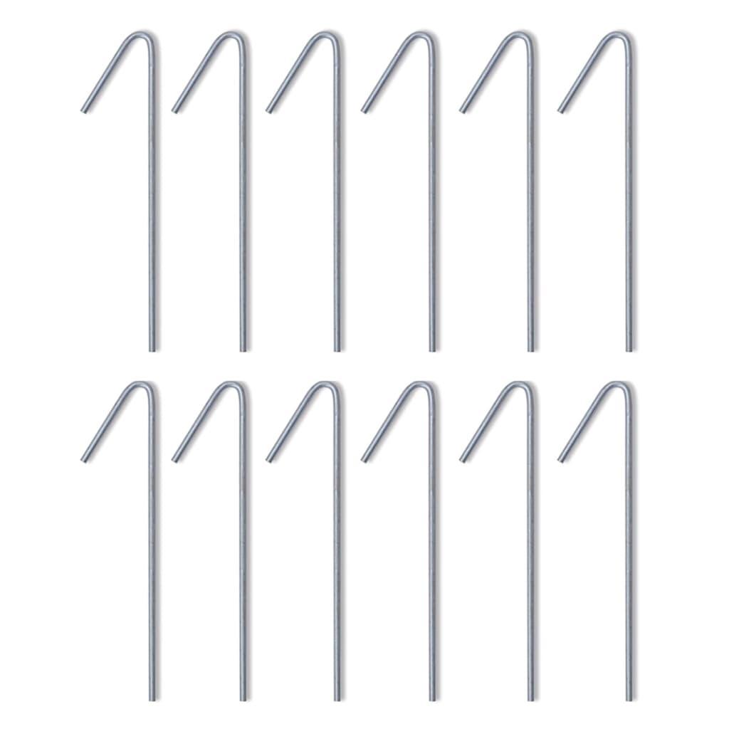 vidaXL Profi-Partyzelt Faltbar mit 4 Seitenwänden 3×6m Stahl Blau