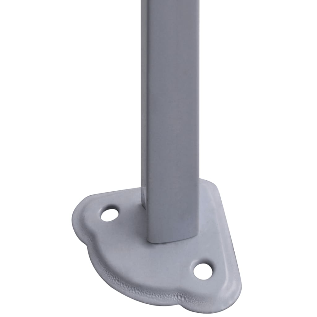 vidaXL Profi-Partyzelt Faltbar mit 4 Seitenwänden 2×2m Stahl Blau