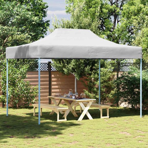 vidaXL Partyzelt Faltbar Pop-Up Beige 410x279x315 cm