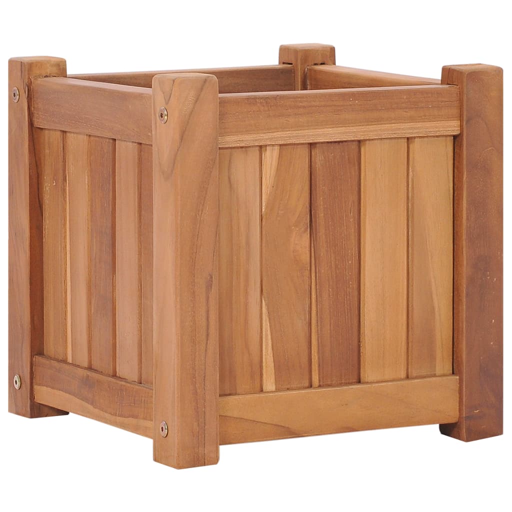 vidaXL Hochbeet 150x30x25 cm Massivholz Teak