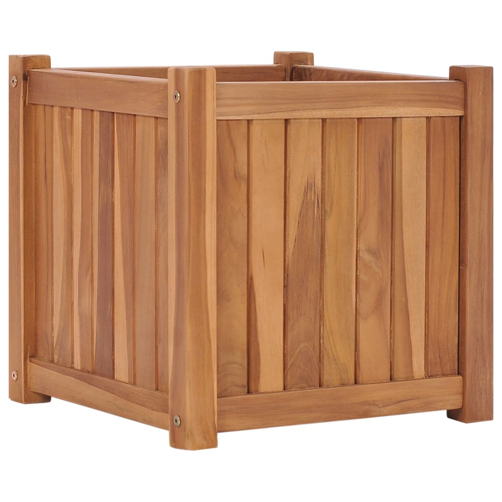 vidaXL Hochbeet 150x30x25 cm Massivholz Teak