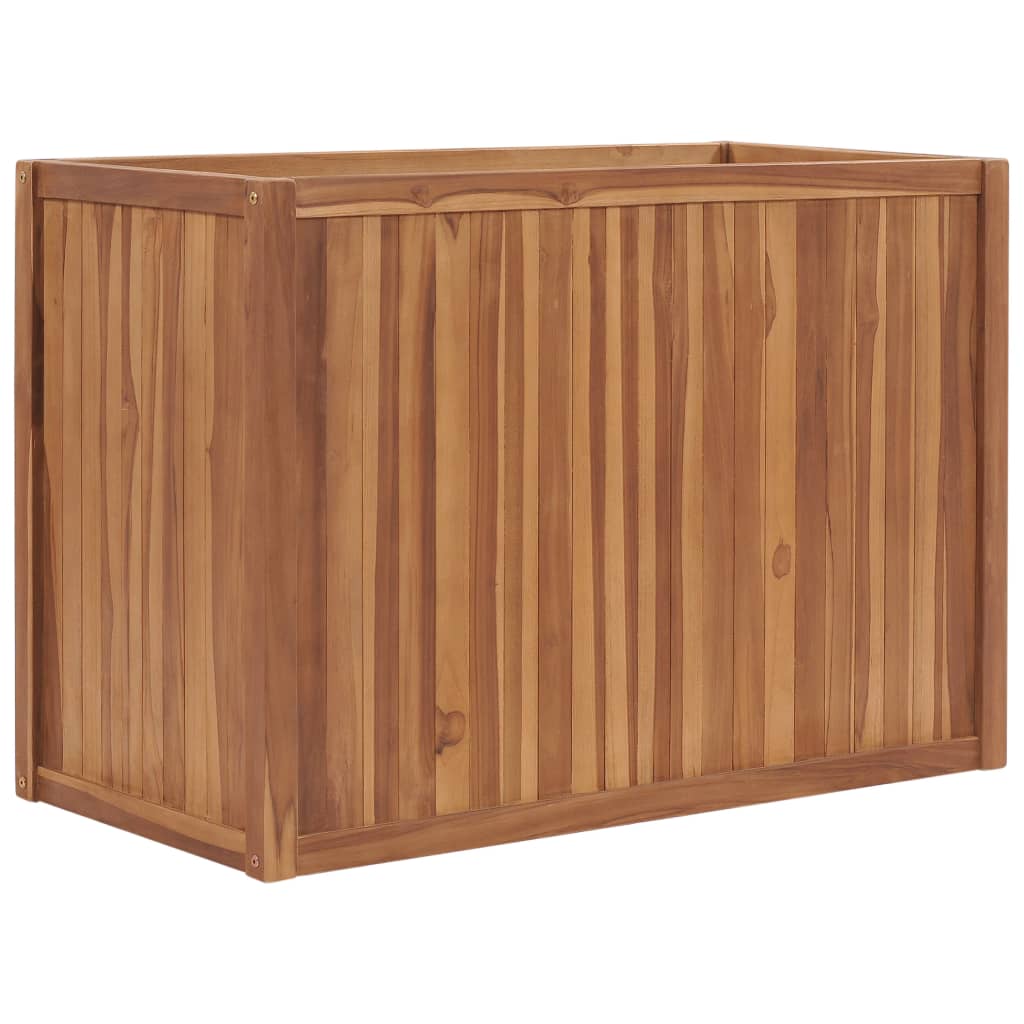 vidaXL Hochbeet 150x30x25 cm Massivholz Teak