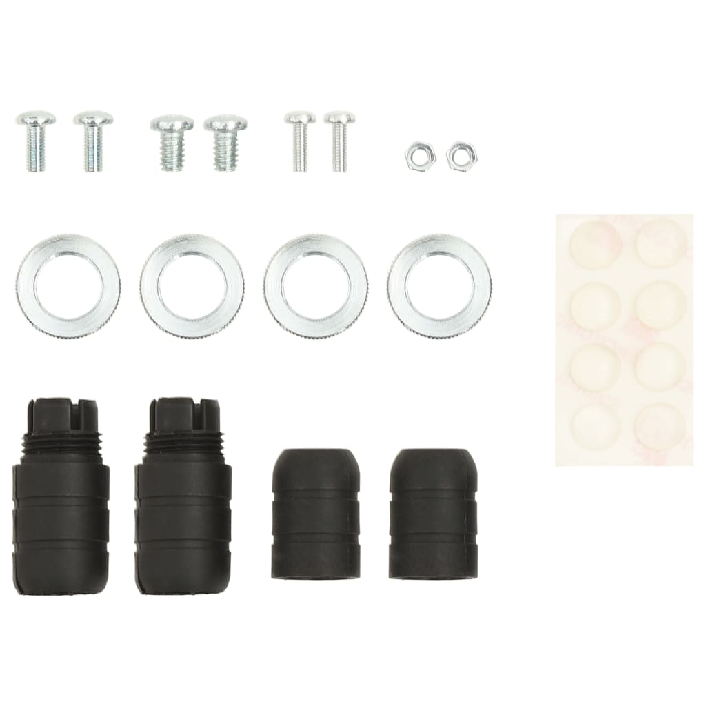 vidaXL Universal-Lautsprecherständer 2 Stk. Schwarz