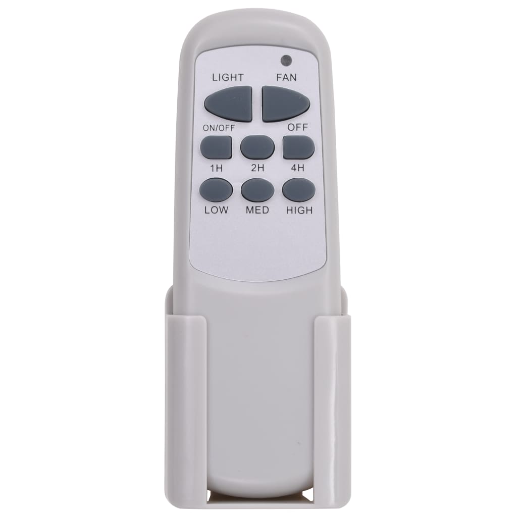 vidaXL Dekorativer Deckenventilator mit Leuchtmittel 128 cm Weiß