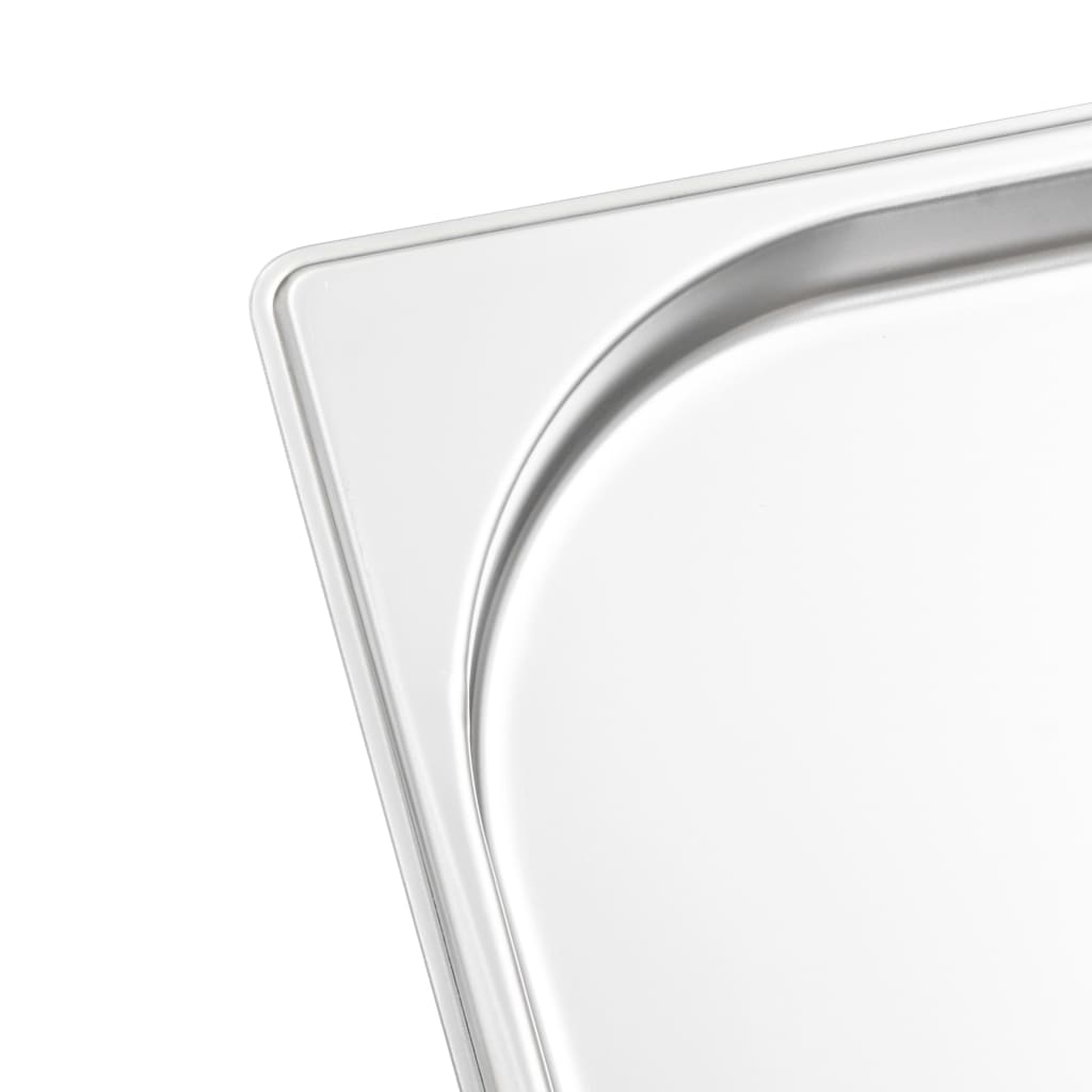 vidaXL Gastronormbehälter 4 Stk. GN 1/1 20 mm Edelstahl