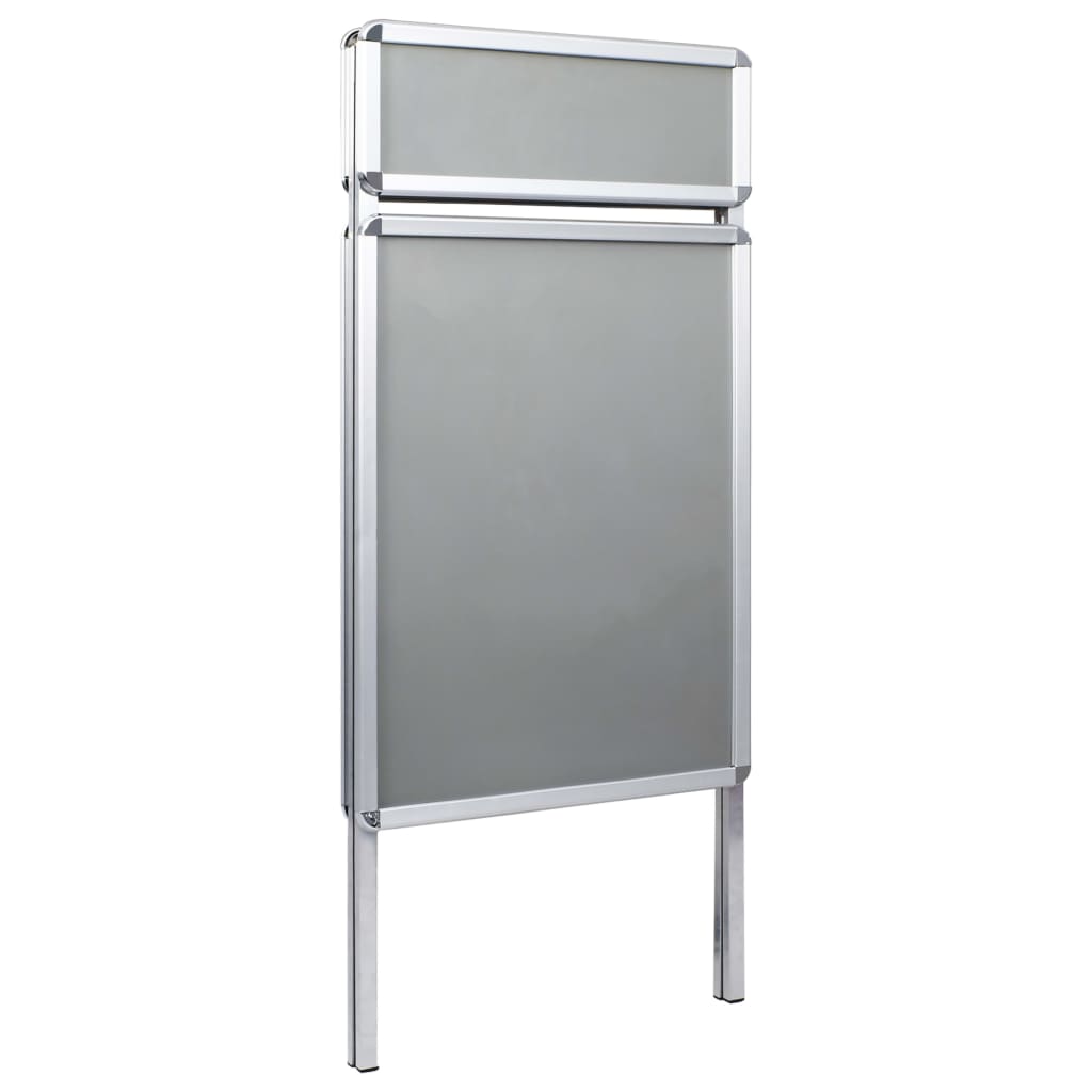 vidaXL A1 Kundenstopper Plakatständer mit Topschild Aluminium