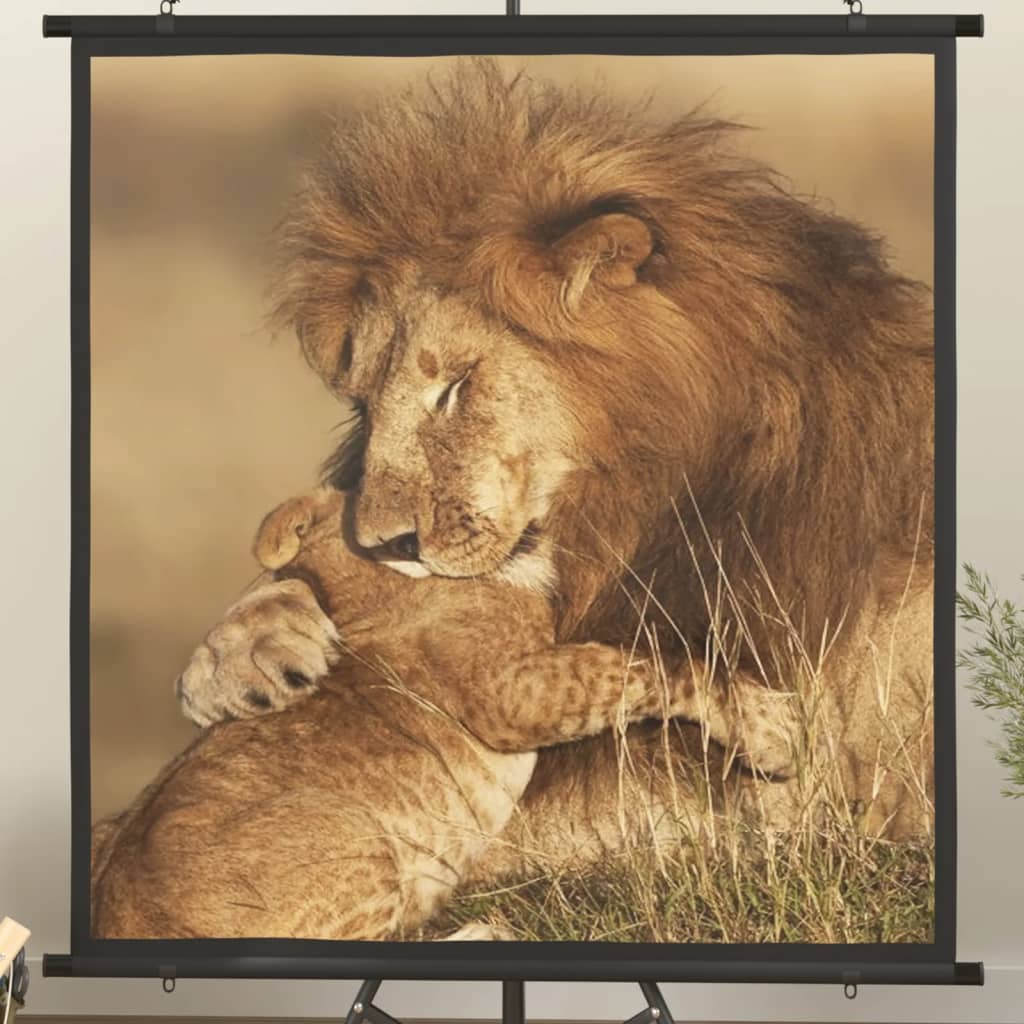 vidaXL Beamer Leinwand 50" 4:3