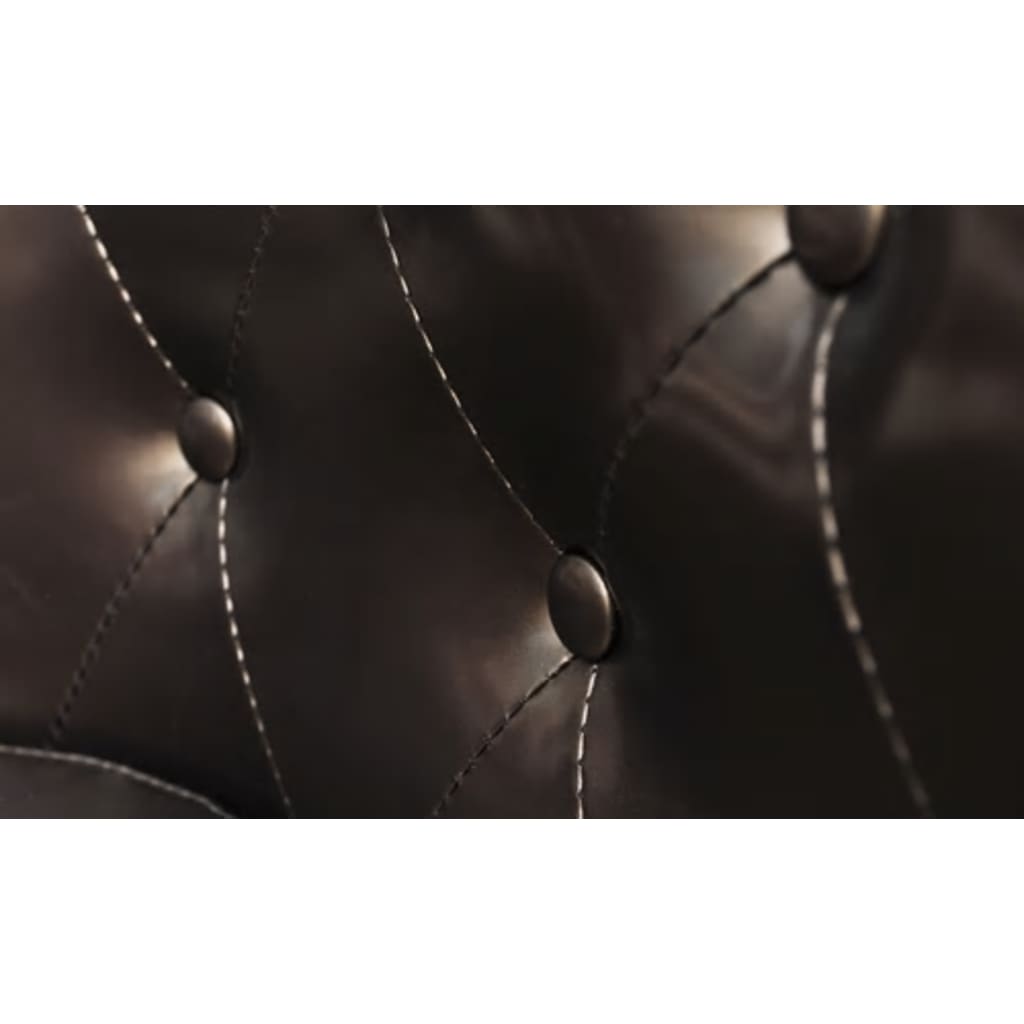 vidaXL Clubsessel Braun Kunstleder