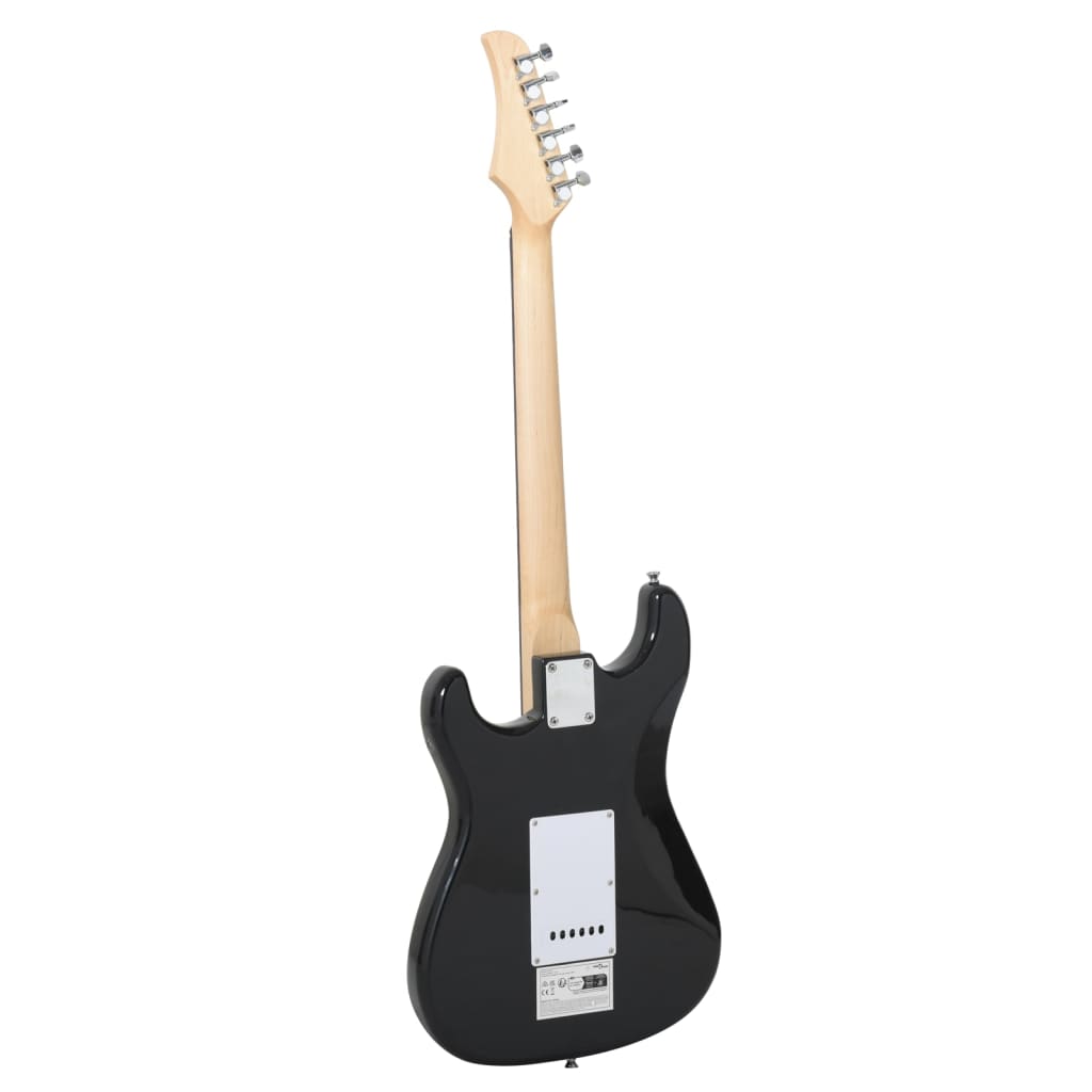 vidaXL E-Gitarre für Anfänger mit Tasche Braun und Weiß 4/4 39"