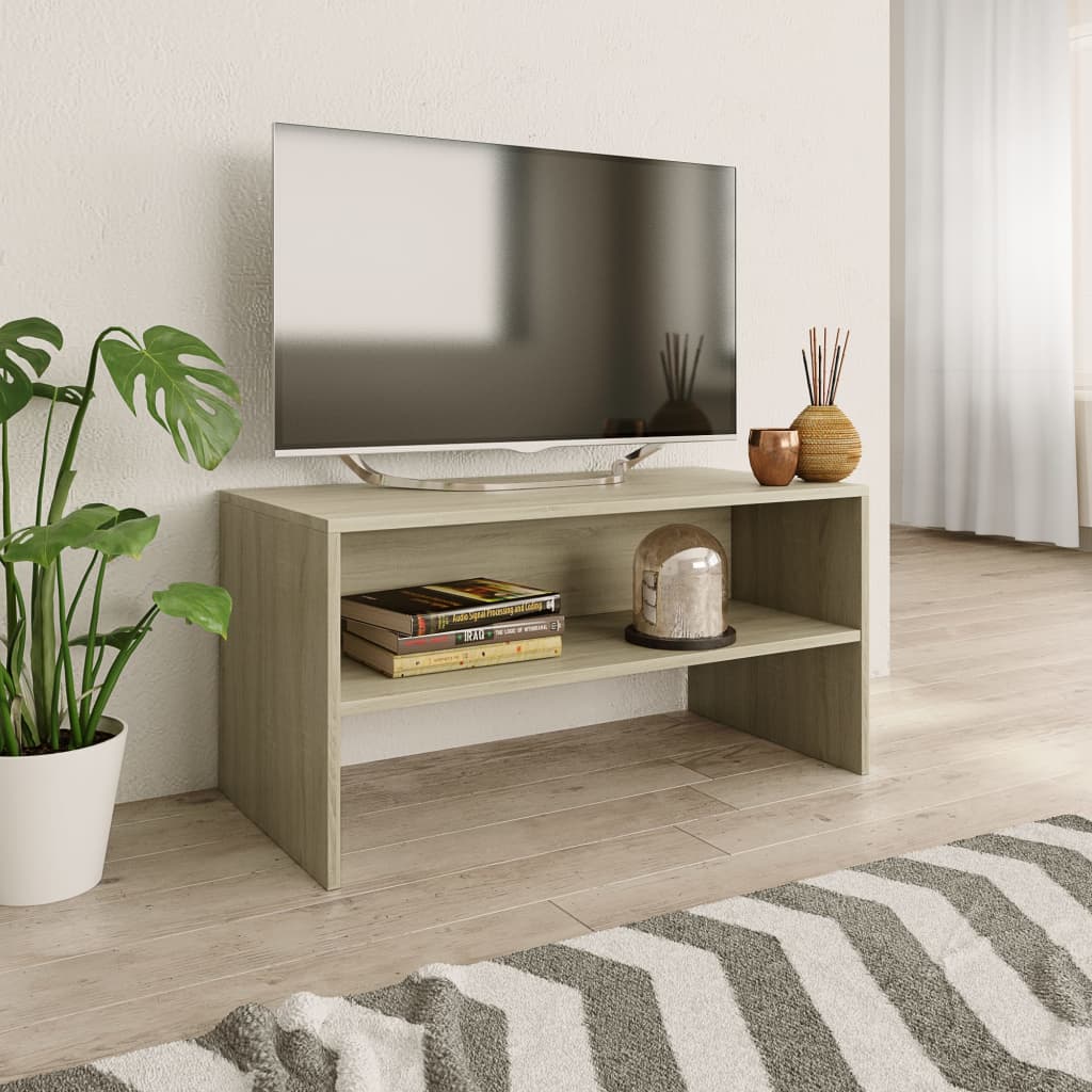 vidaXL TV-Schrank Weiß 80x40x40cm Holzwerkstoff