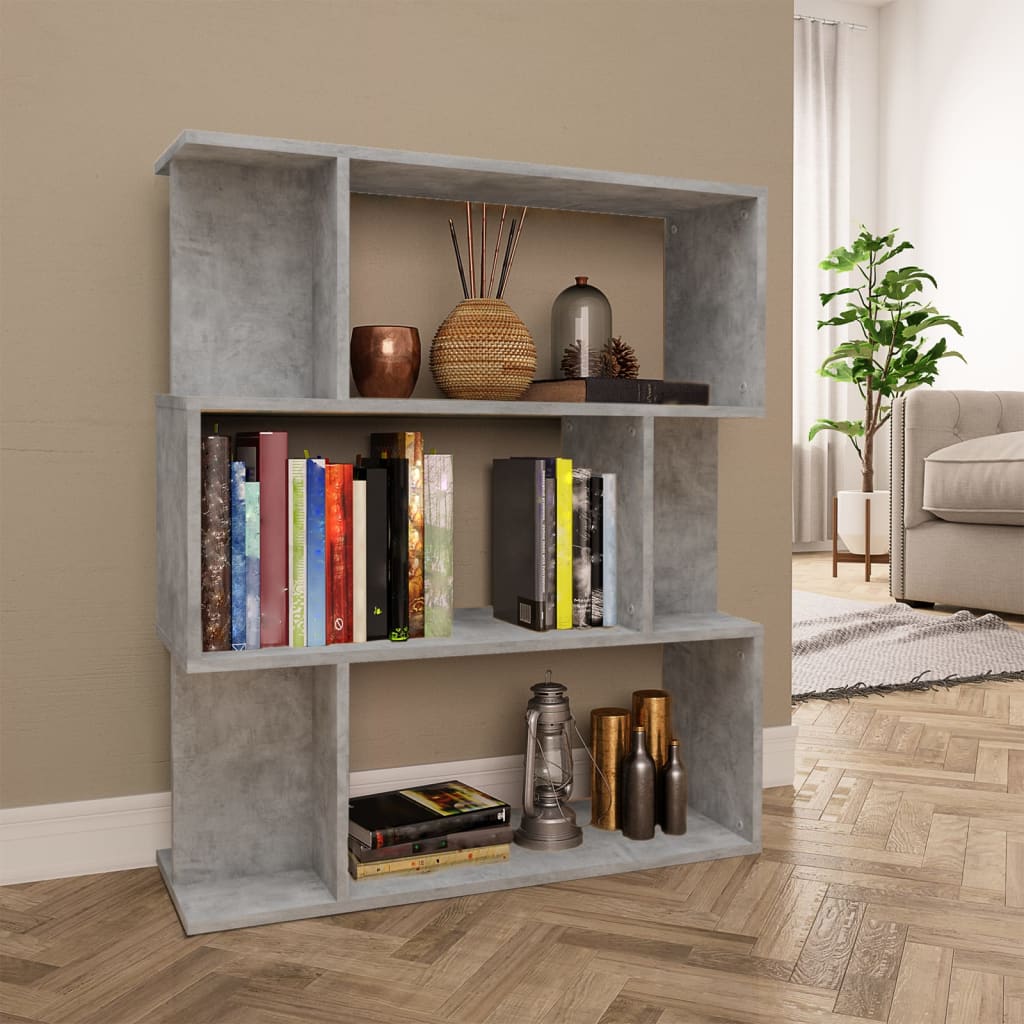 vidaXL Bücherregal/Raumteiler Weiß 80x24x96 cm Holzwerkstoff