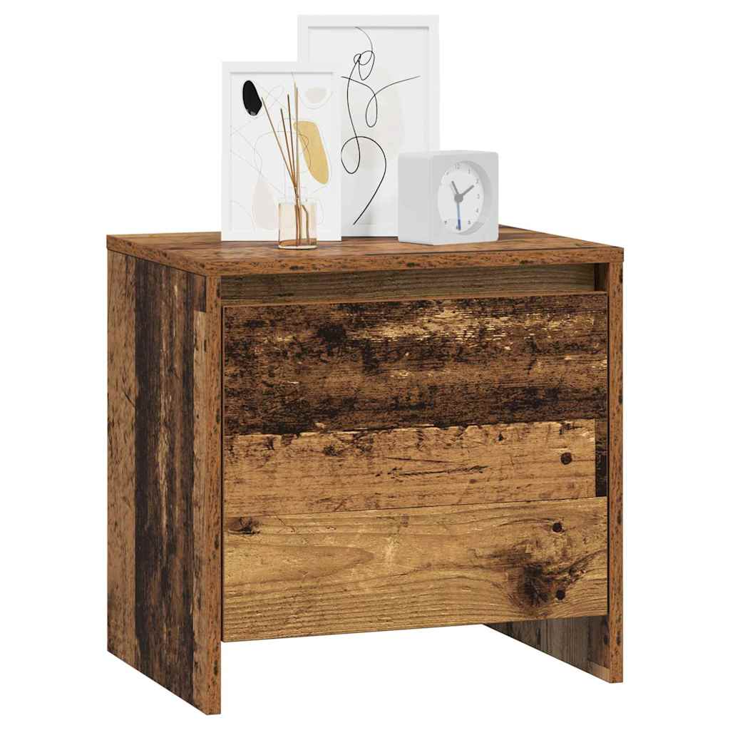 Nachttisch Weiß 45x34x44,5 cm Holzwerkstoff