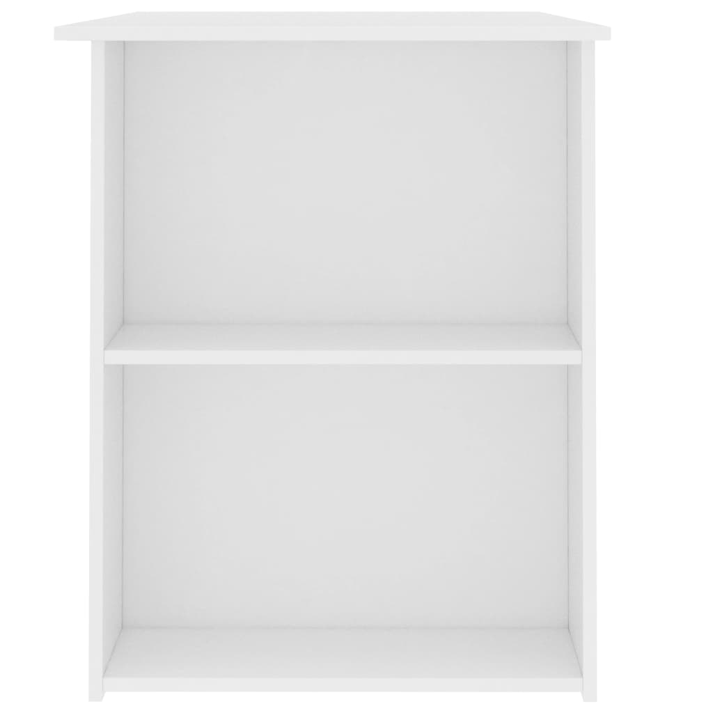 vidaXL Schreibtisch Weiß 110x60x73 cm Holzwerkstoff