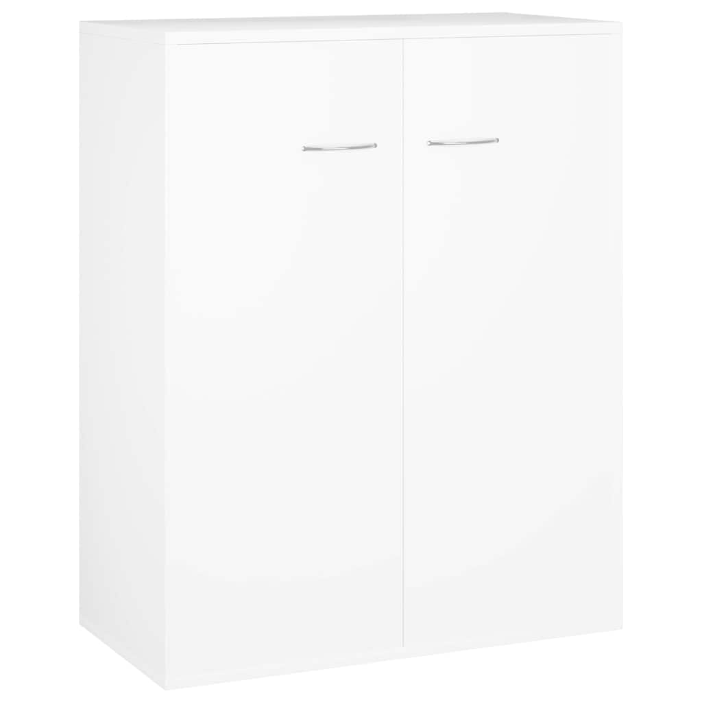 vidaXL Sideboard Weiß 60x30x75 cm Holzwerkstoff