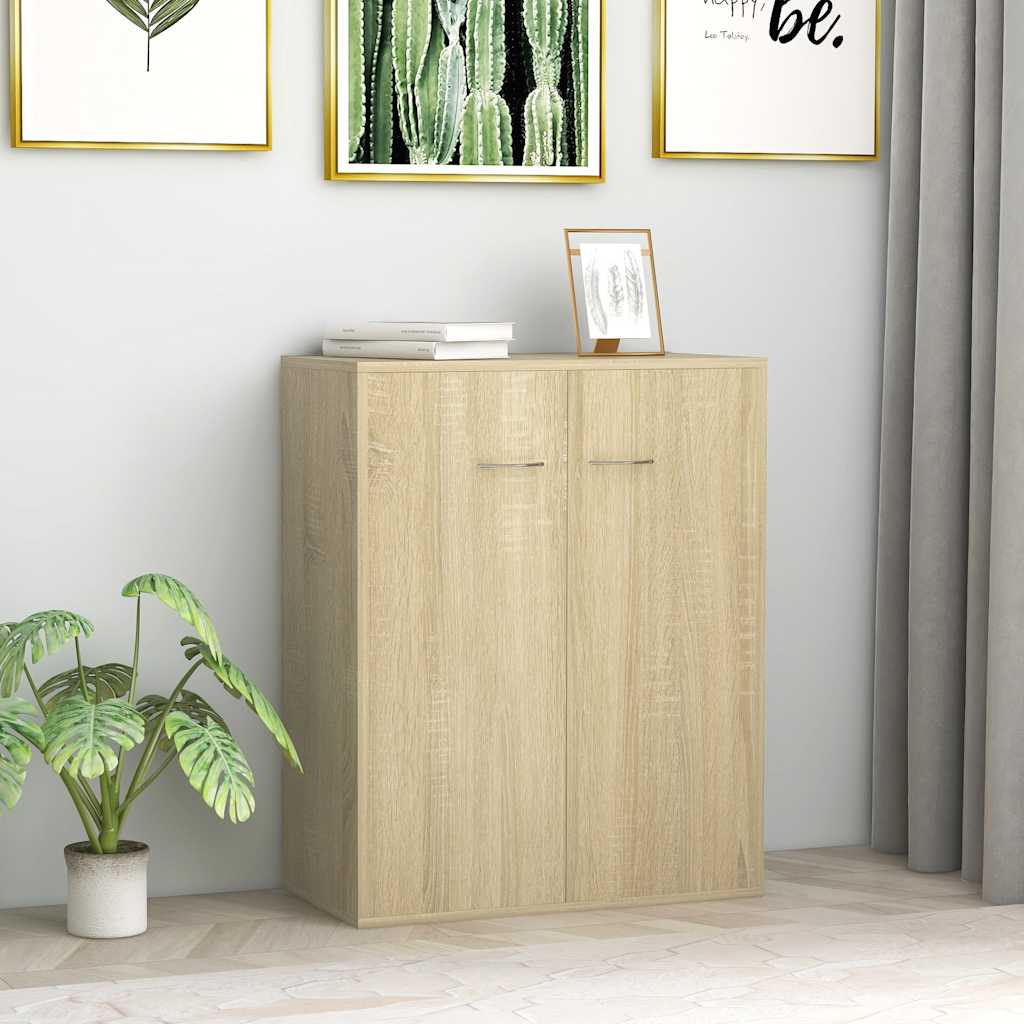 vidaXL Sideboard Weiß 60x30x75 cm Holzwerkstoff