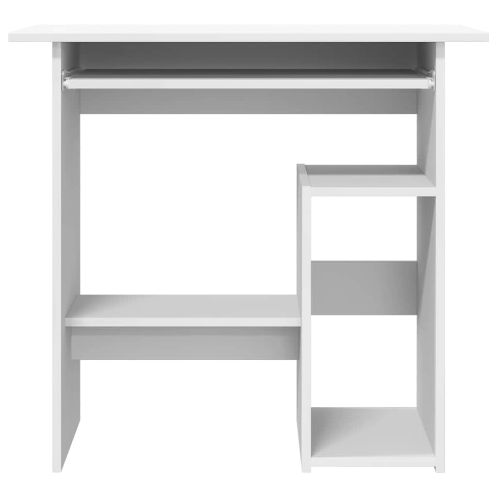 vidaXL Schreibtisch Weiß 80x45x74 cm Holzwerkstoff
