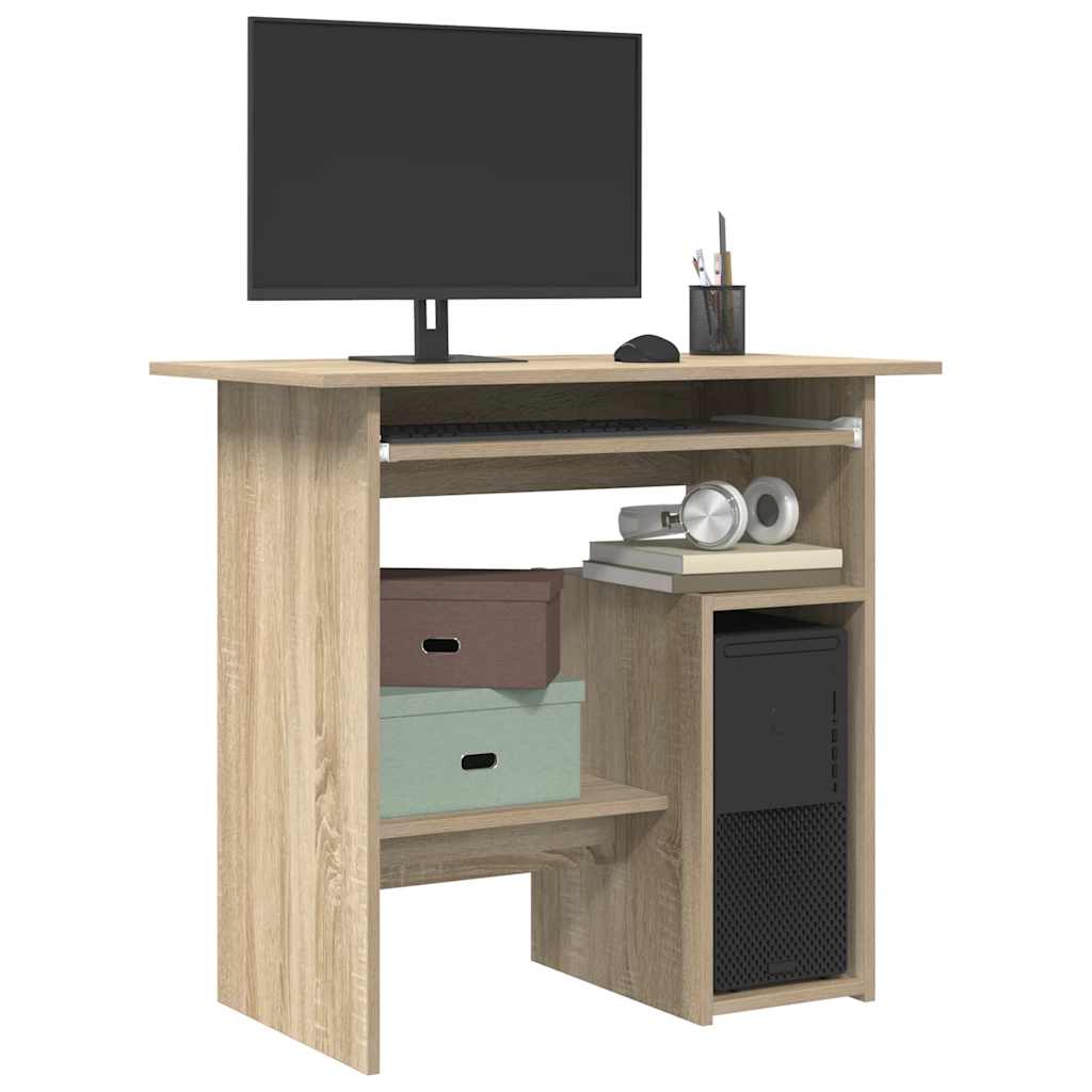 vidaXL Schreibtisch Weiß 80x45x74 cm Holzwerkstoff