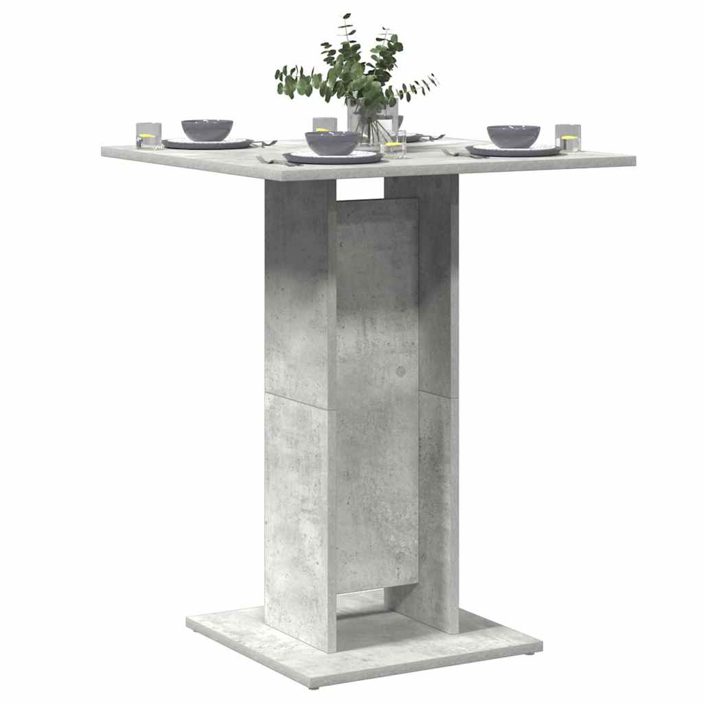 Bistrotisch Weiß 60x60x75 cm Holzwerkstoff
