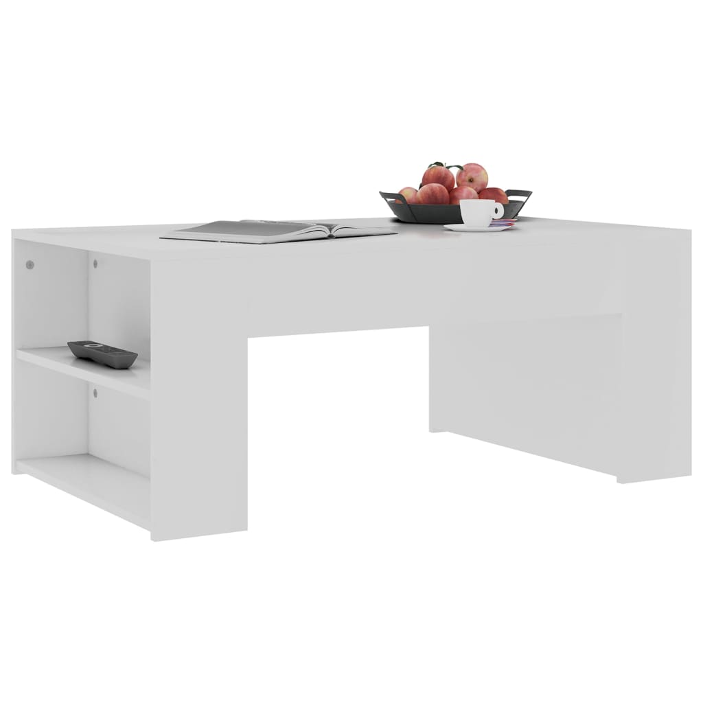 Couchtisch Weiß 100x60x42 cm Holzwerkstoff