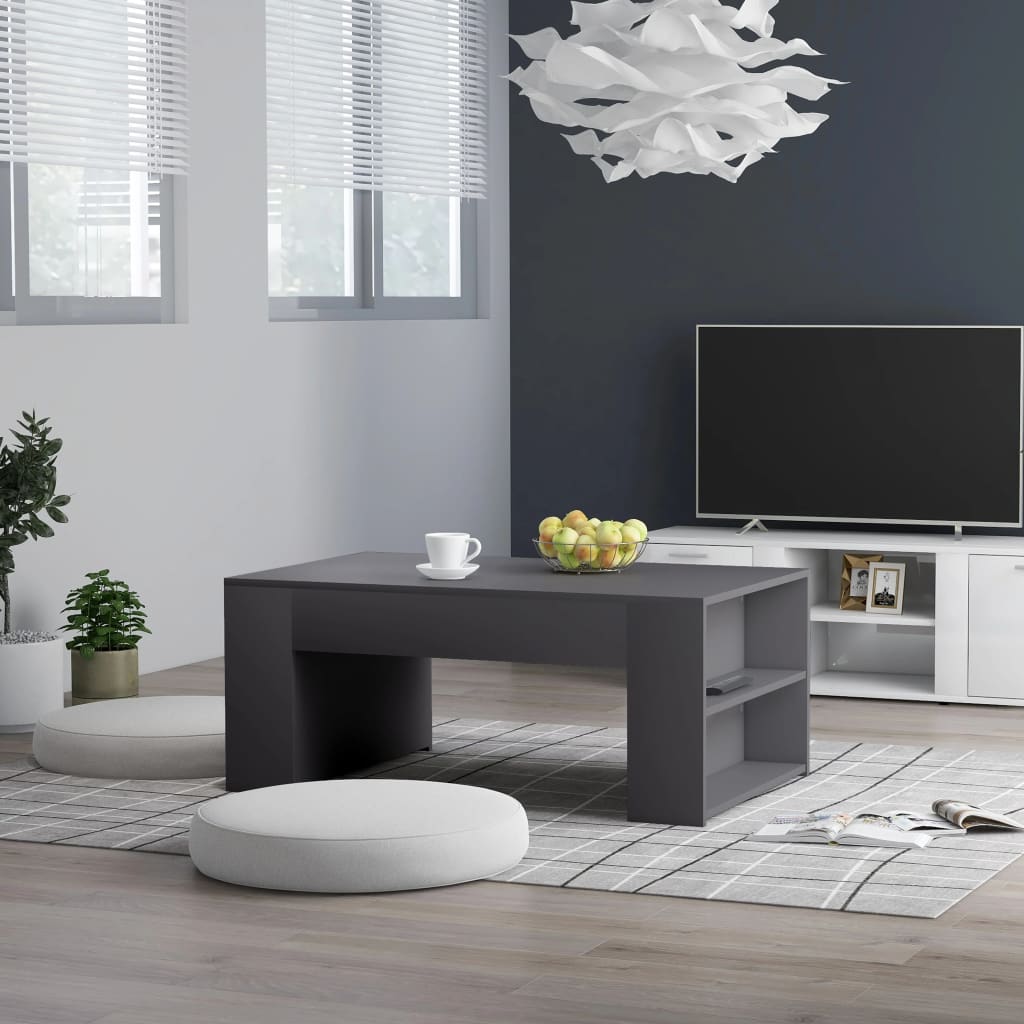 Couchtisch Weiß 100x60x42 cm Holzwerkstoff