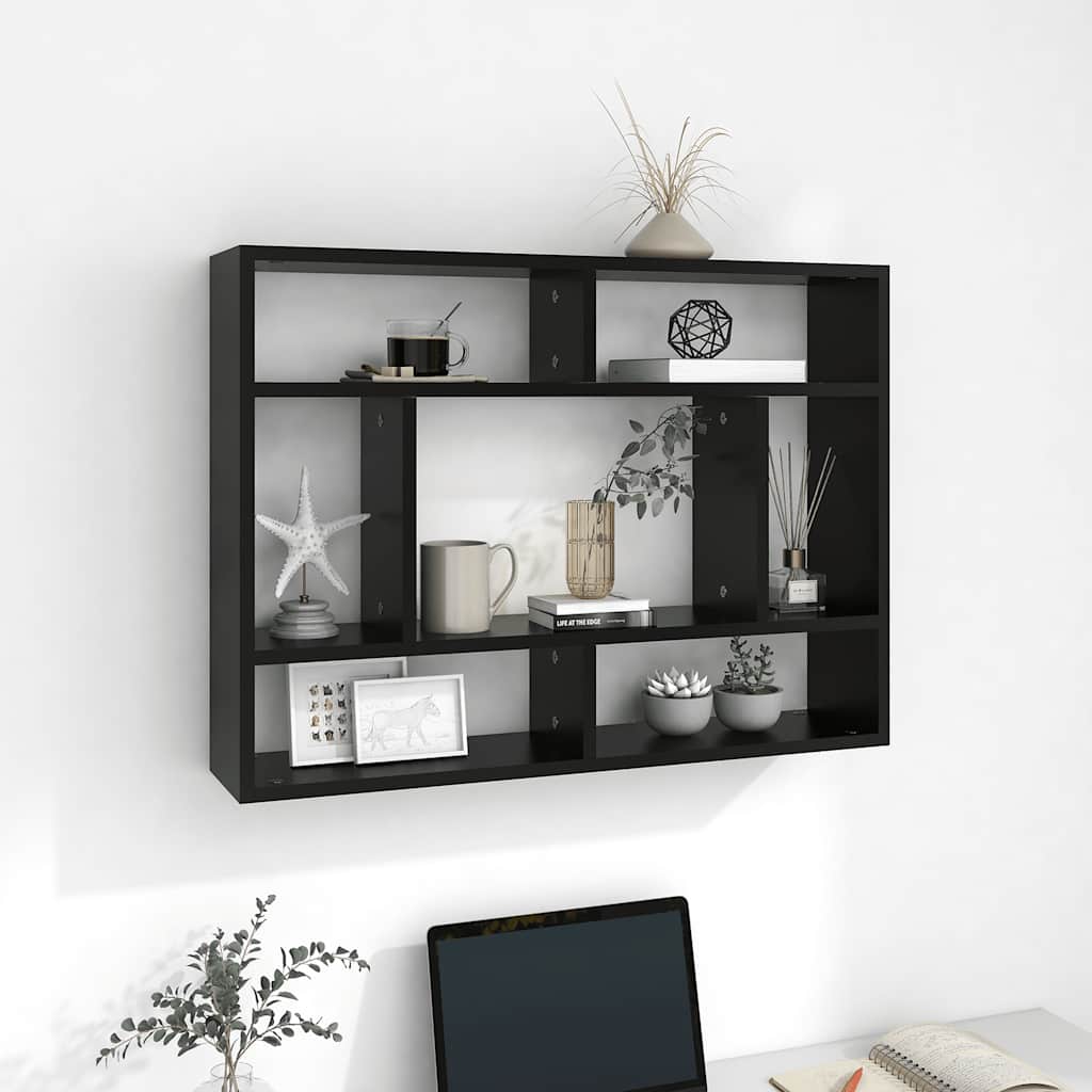 Wandregal Weiß 75x16x55 cm Holzwerkstoff