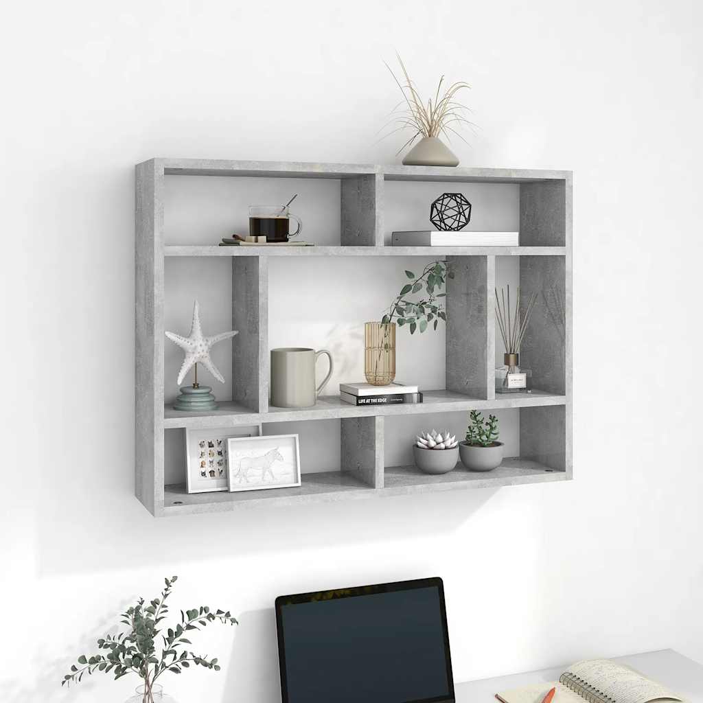 Wandregal Weiß 75x16x55 cm Holzwerkstoff