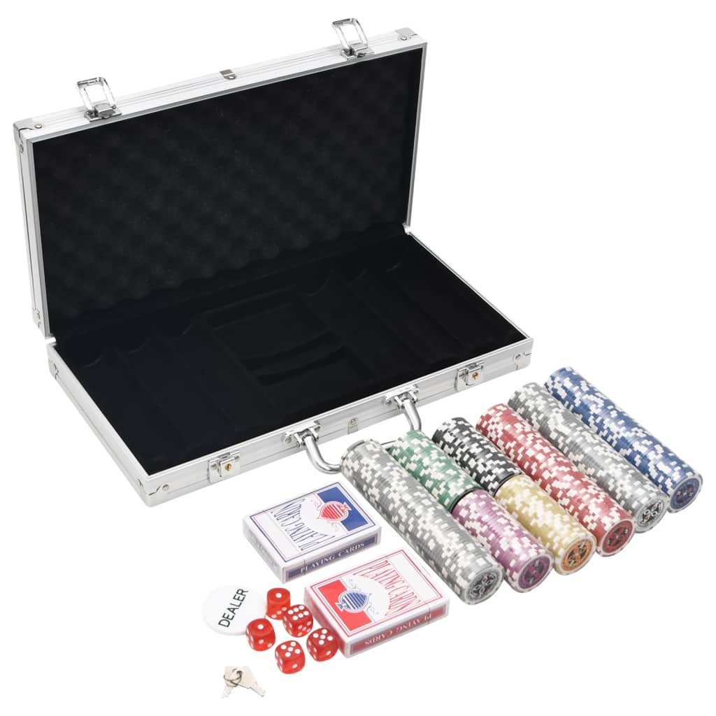 Pokerchips-Set 300 Stk. 4 g