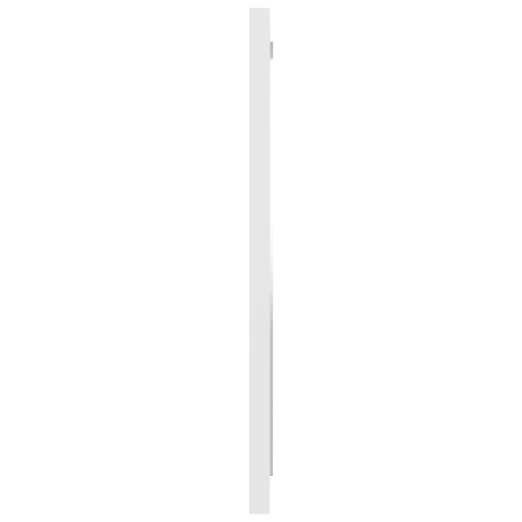 Badspiegel Weiß 40x1,5x37 cm Holzwerkstoff