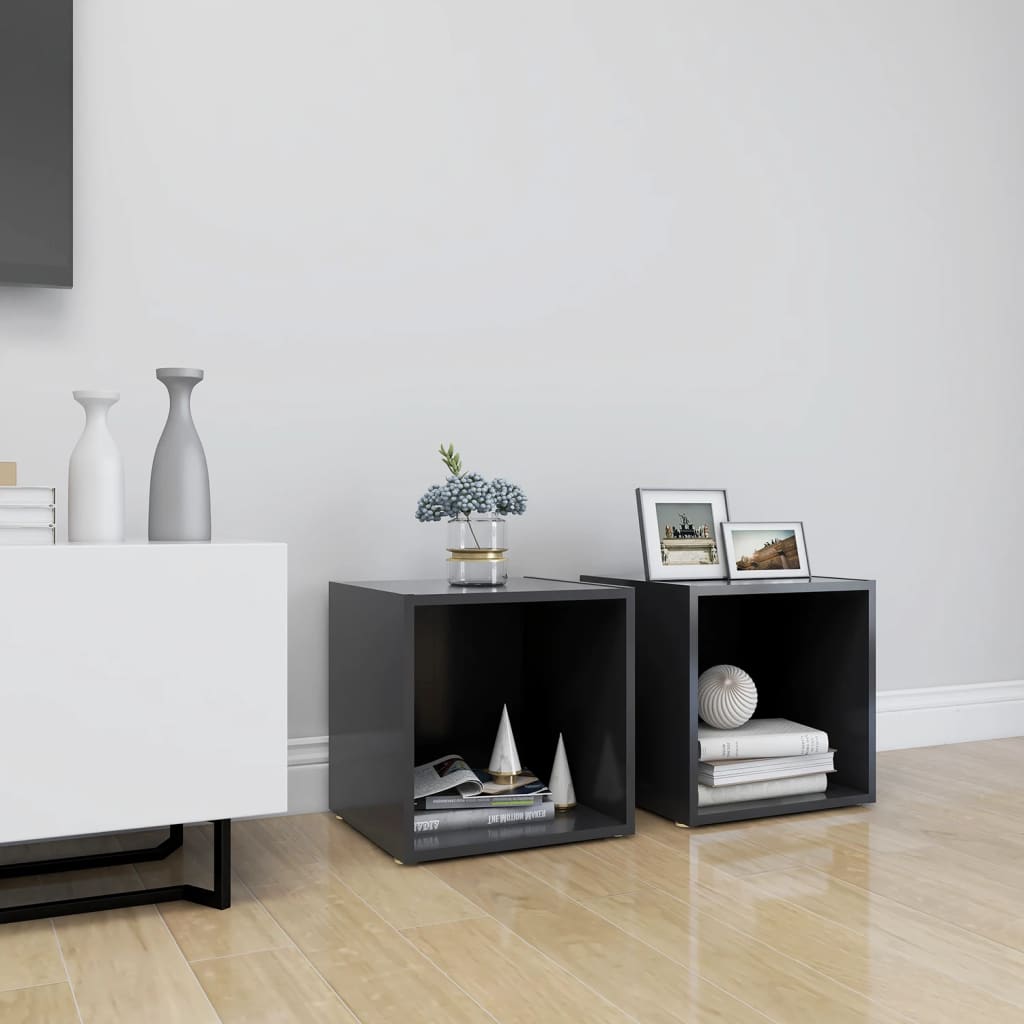 TV-Schrank Weiß 37x35x37 cm Holzwerkstoff