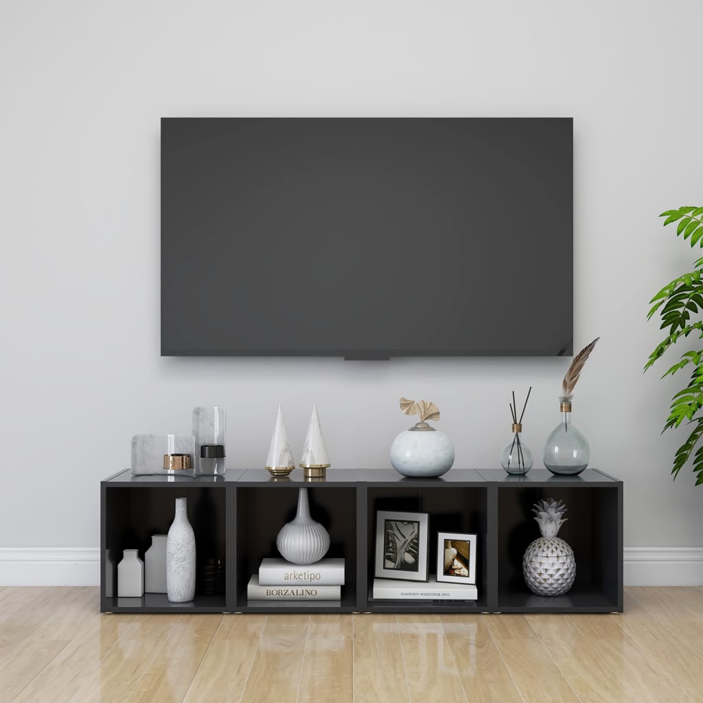 TV-Schrank Weiß 37x35x37 cm Holzwerkstoff
