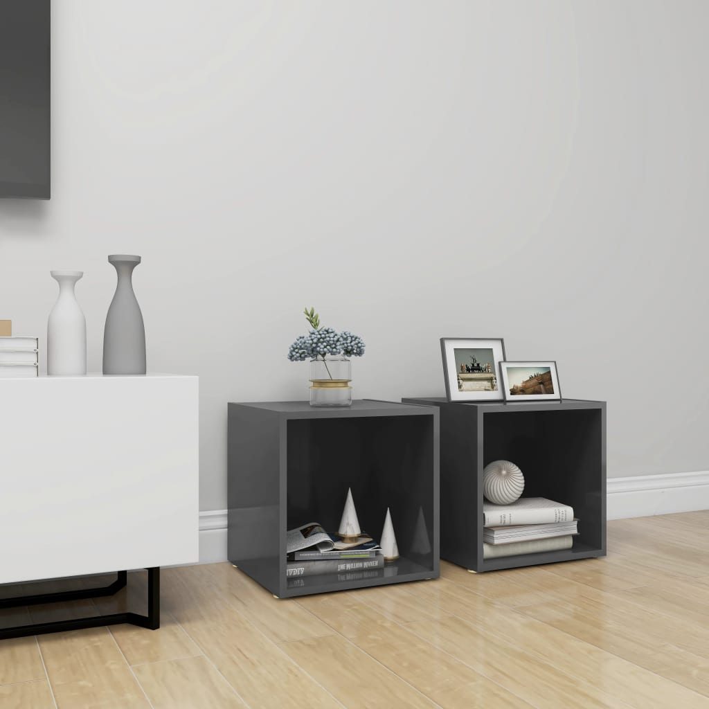 TV-Schrank Weiß 37x35x37 cm Holzwerkstoff