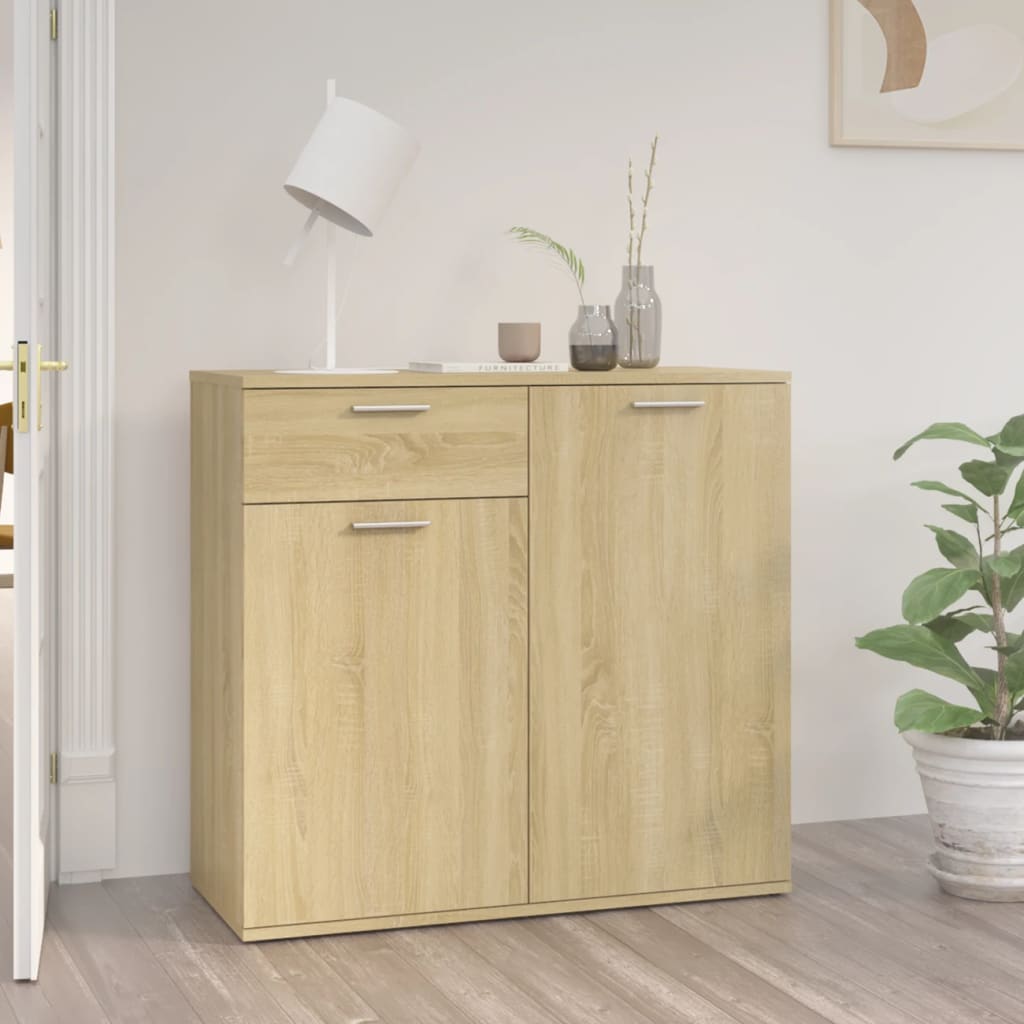vidaXL Sideboard Weiß 160x36x75 cm Holzwerkstoff
