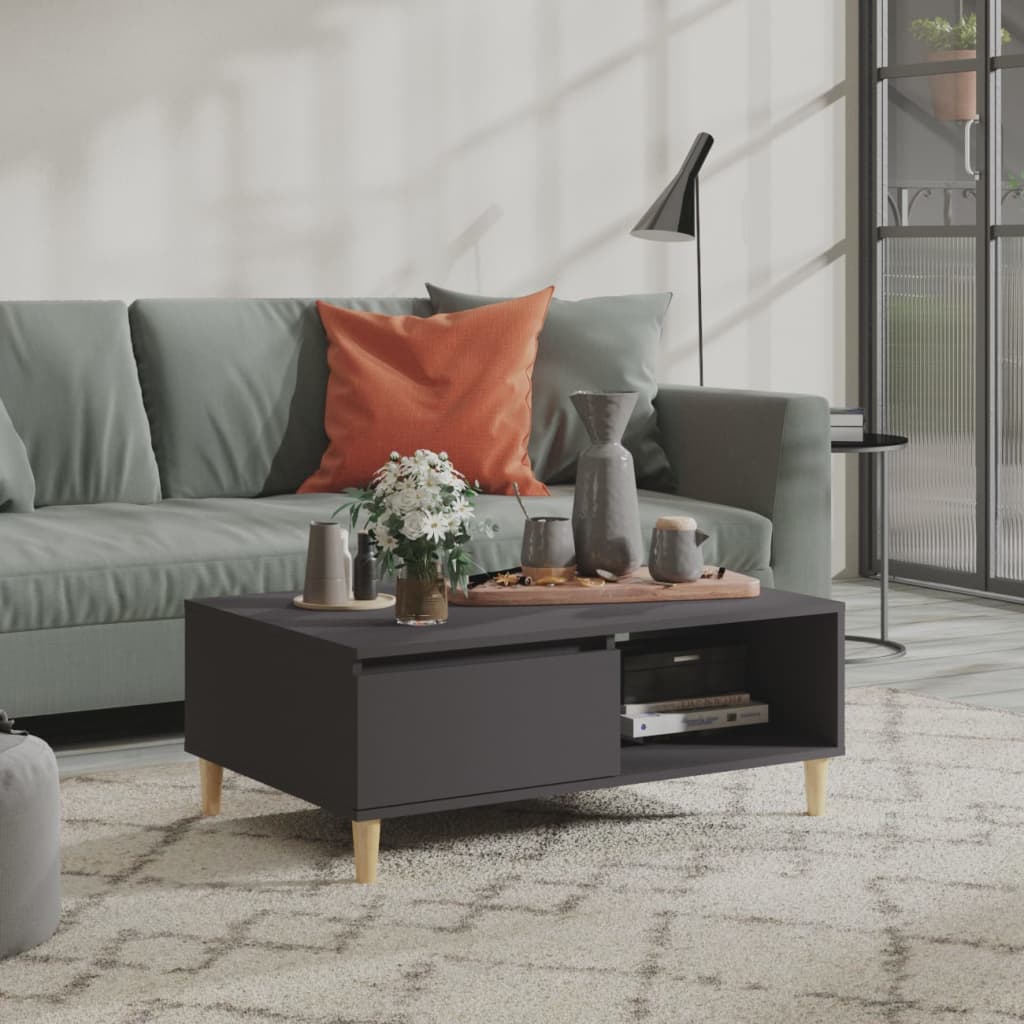 Couchtisch Schwarz 90x60x35 cm Holzwerkstoff