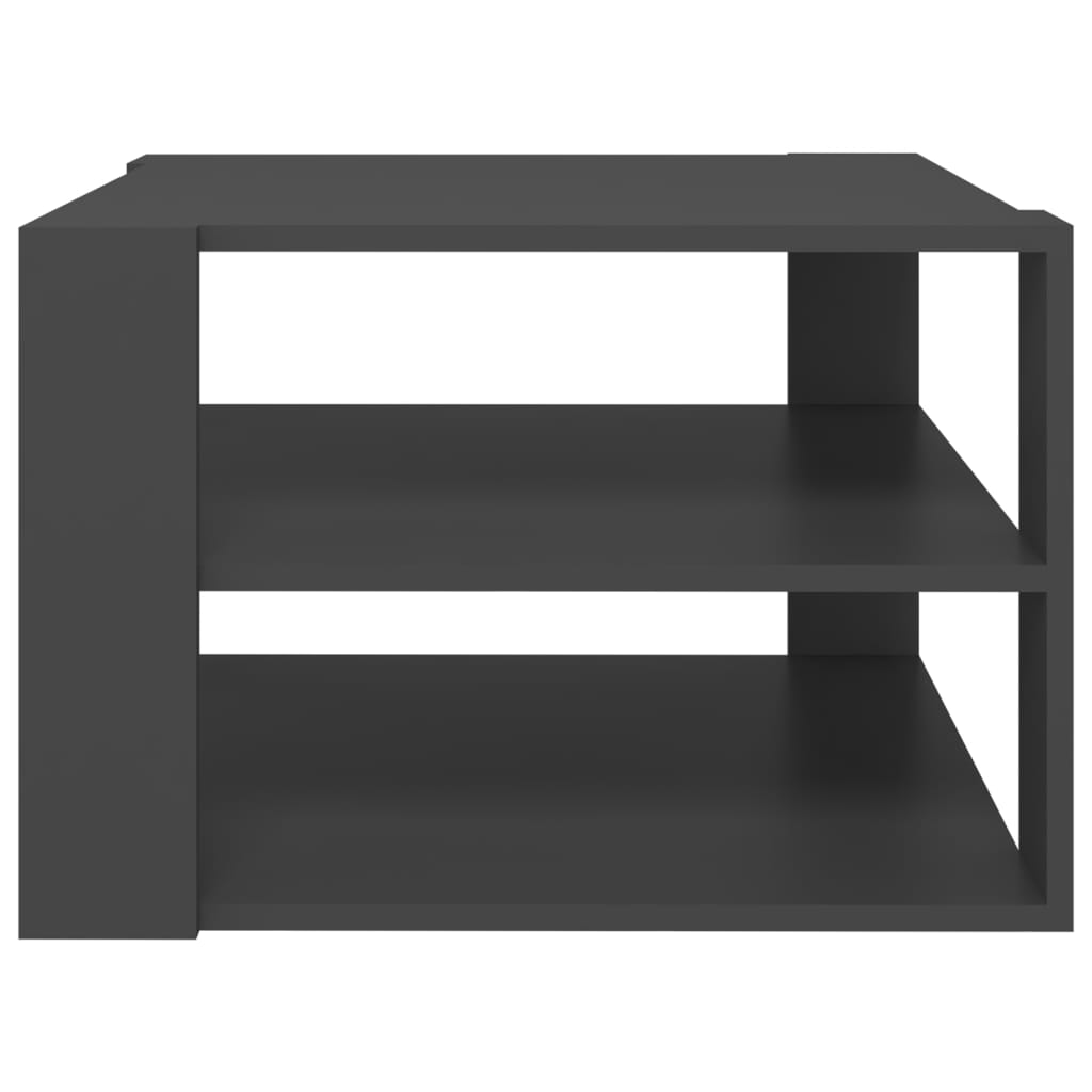 Couchtisch Grau 60x60x40 cm Holzwerkstoff
