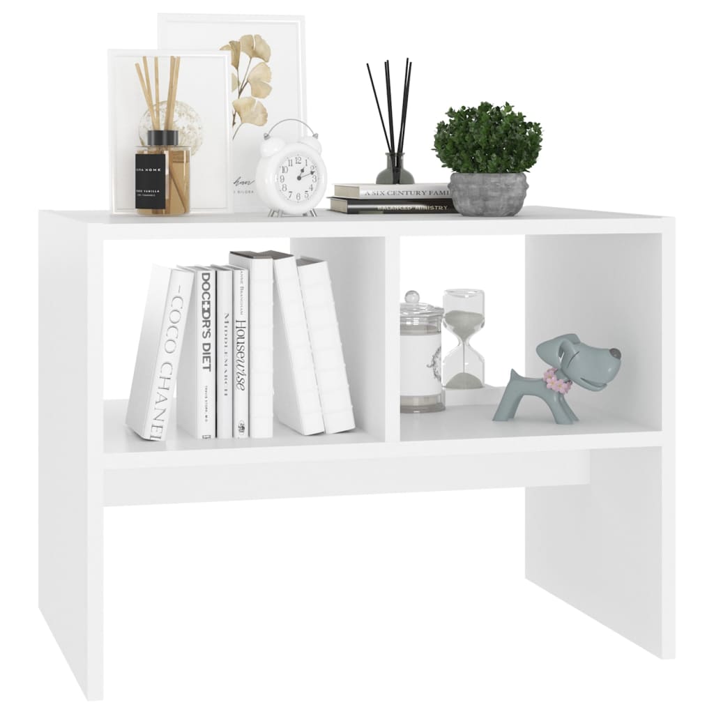 Beistelltisch Grau 60x40x45 cm Holzwerkstoff