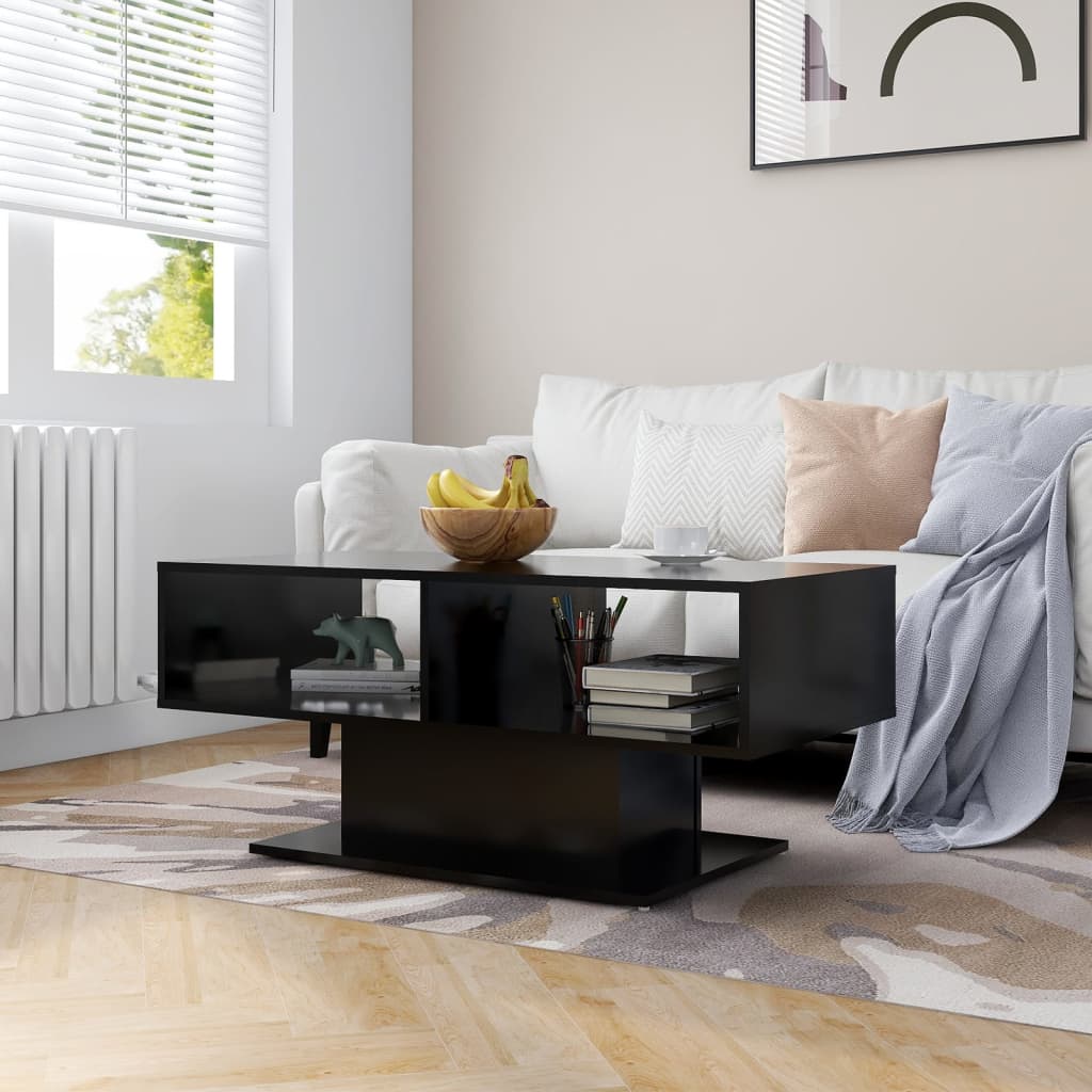 Couchtisch Weiß 103,5x50x44,5 cm Holzwerkstoff