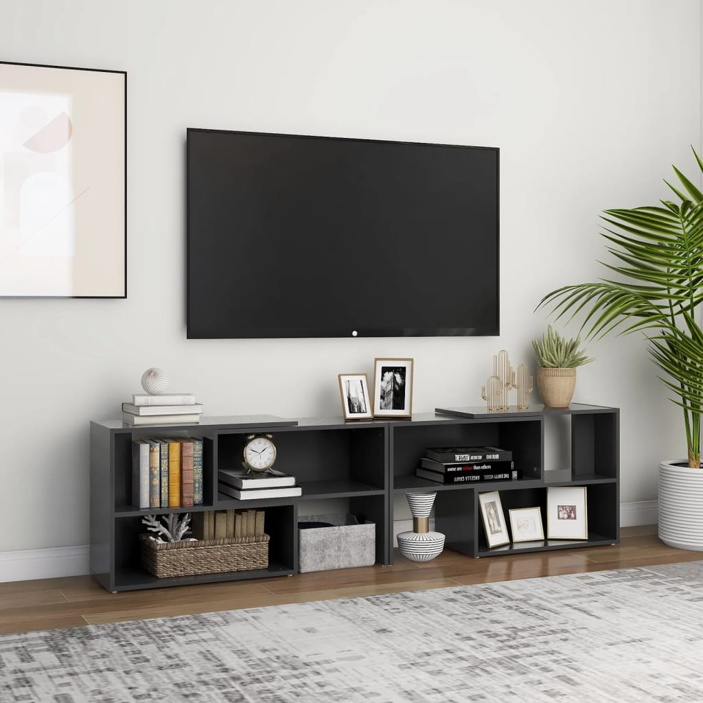 TV-Schrank Weiß 104x30x52 cm Holzwerkstoff