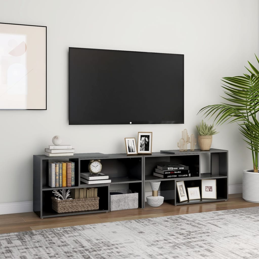 TV-Schrank Weiß 104x30x52 cm Holzwerkstoff