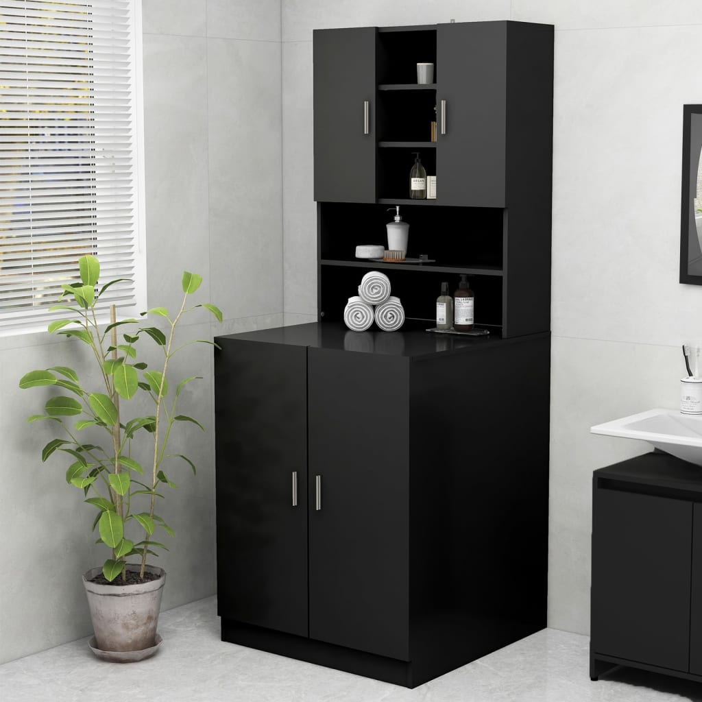 Waschmaschinenschrank Weiß 70,5x25,5x90 cm