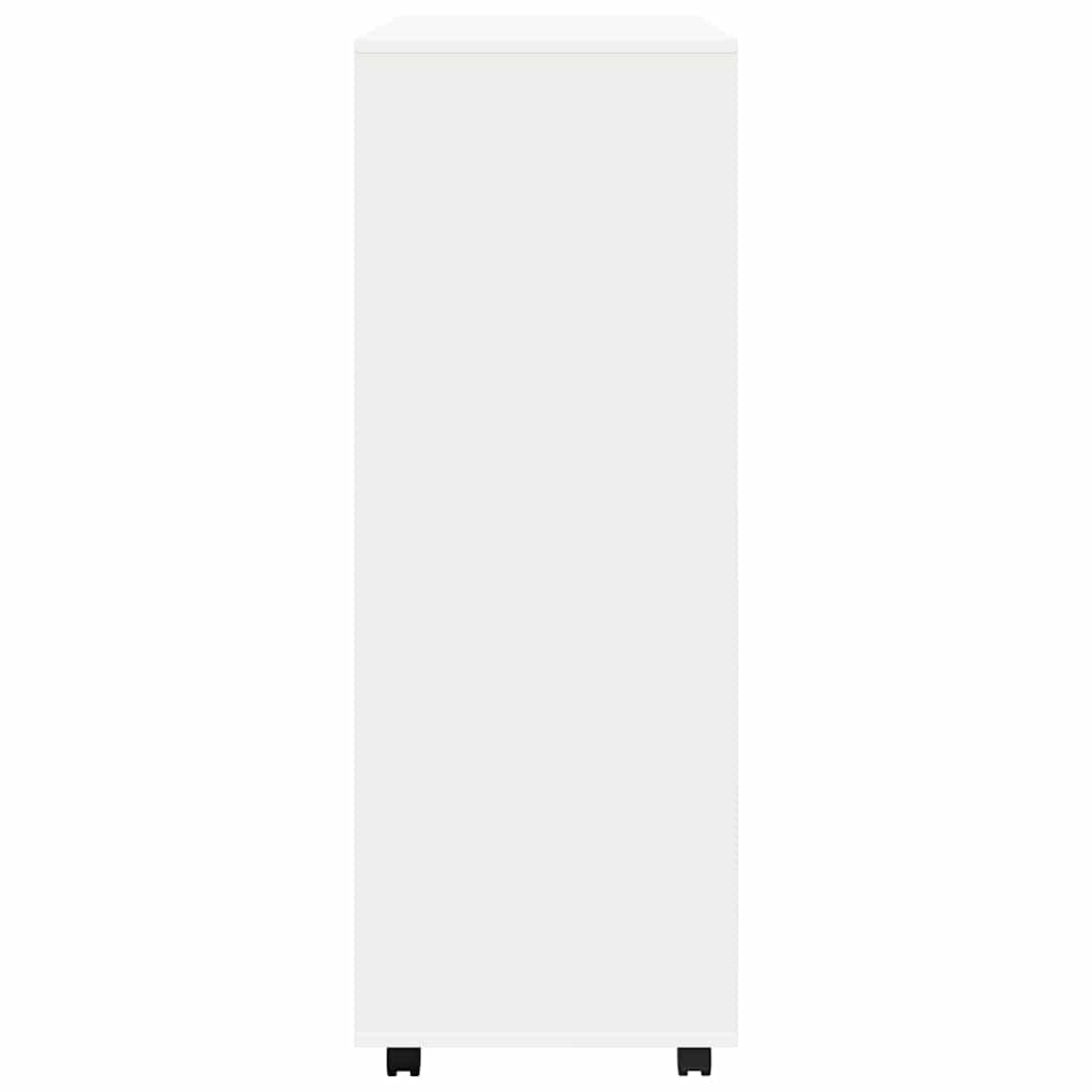 Kleiderschrank Weiß 80x40x110 cm Holzwerkstoff
