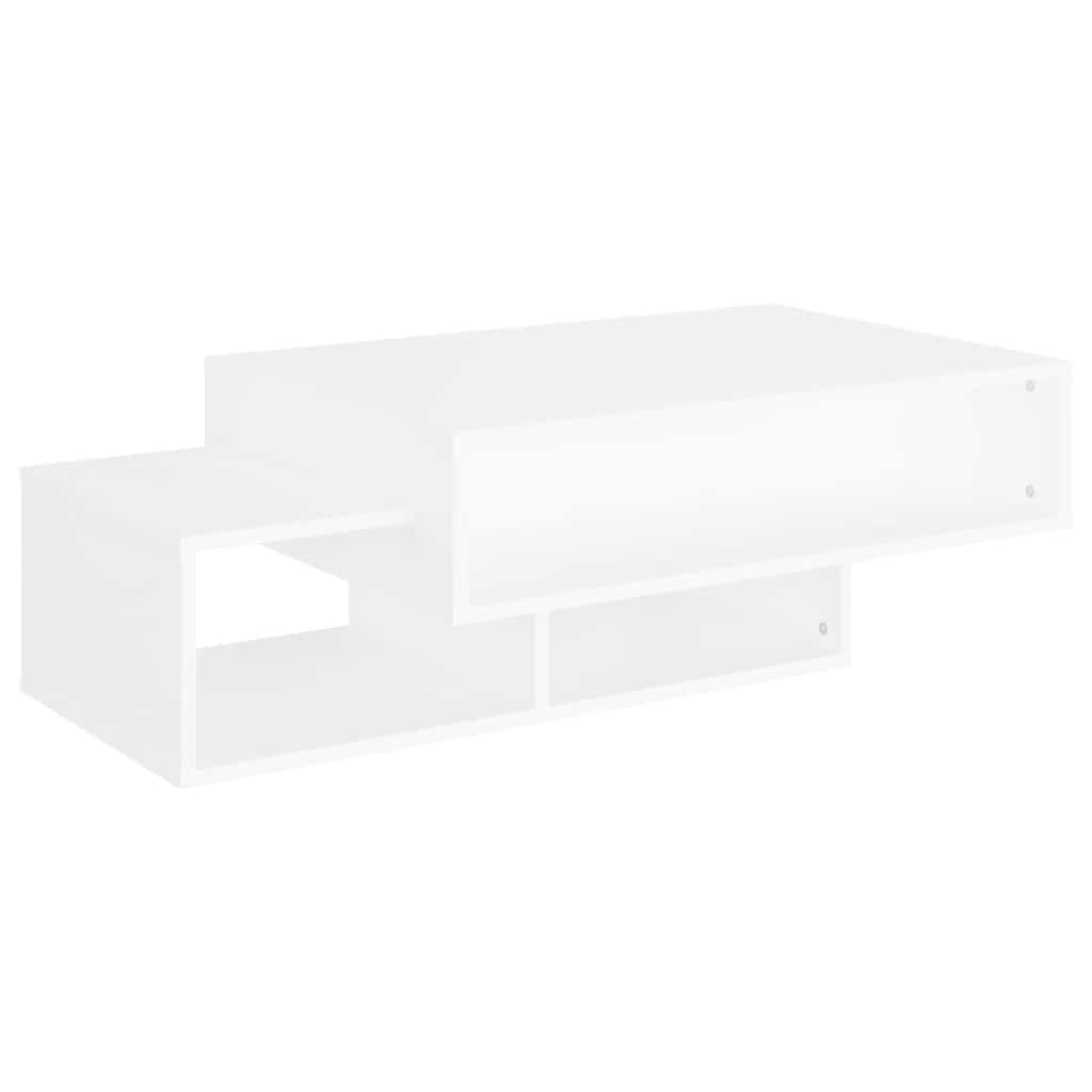 Couchtisch Weiß 105x55x32 cm Holzwerkstoff