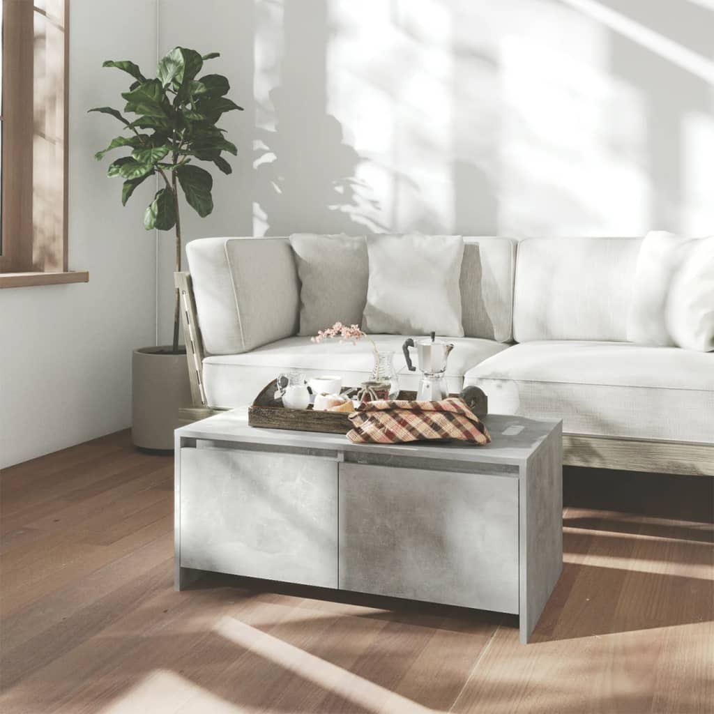 Couchtisch Weiß 90x50x41,5 cm Holzwerkstoff
