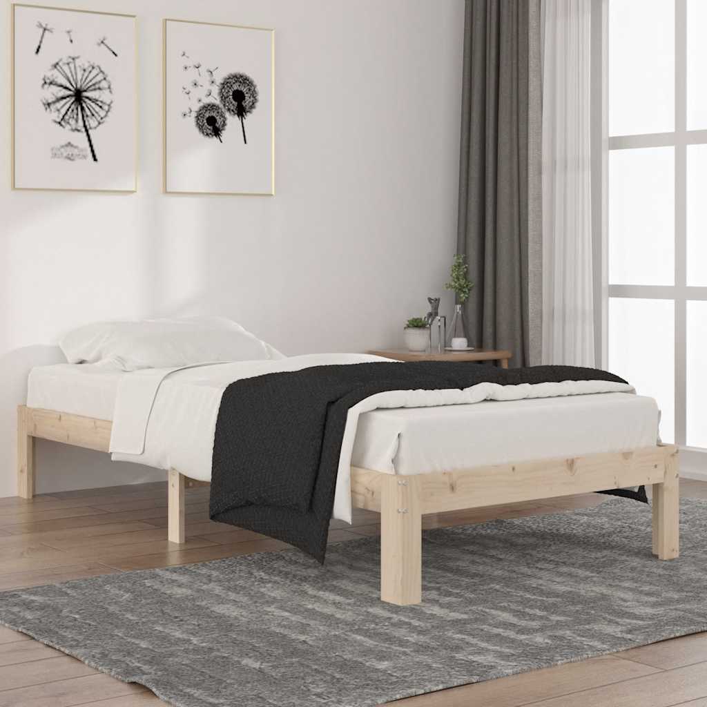 Massivholzbett 75x190 cm