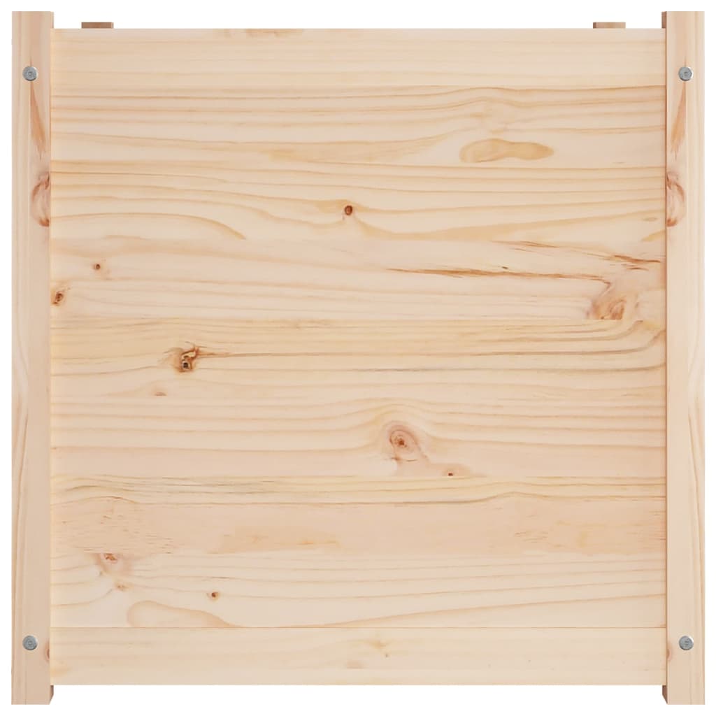 Pflanzkübel 70x70x70 cm Massivholz Kiefer